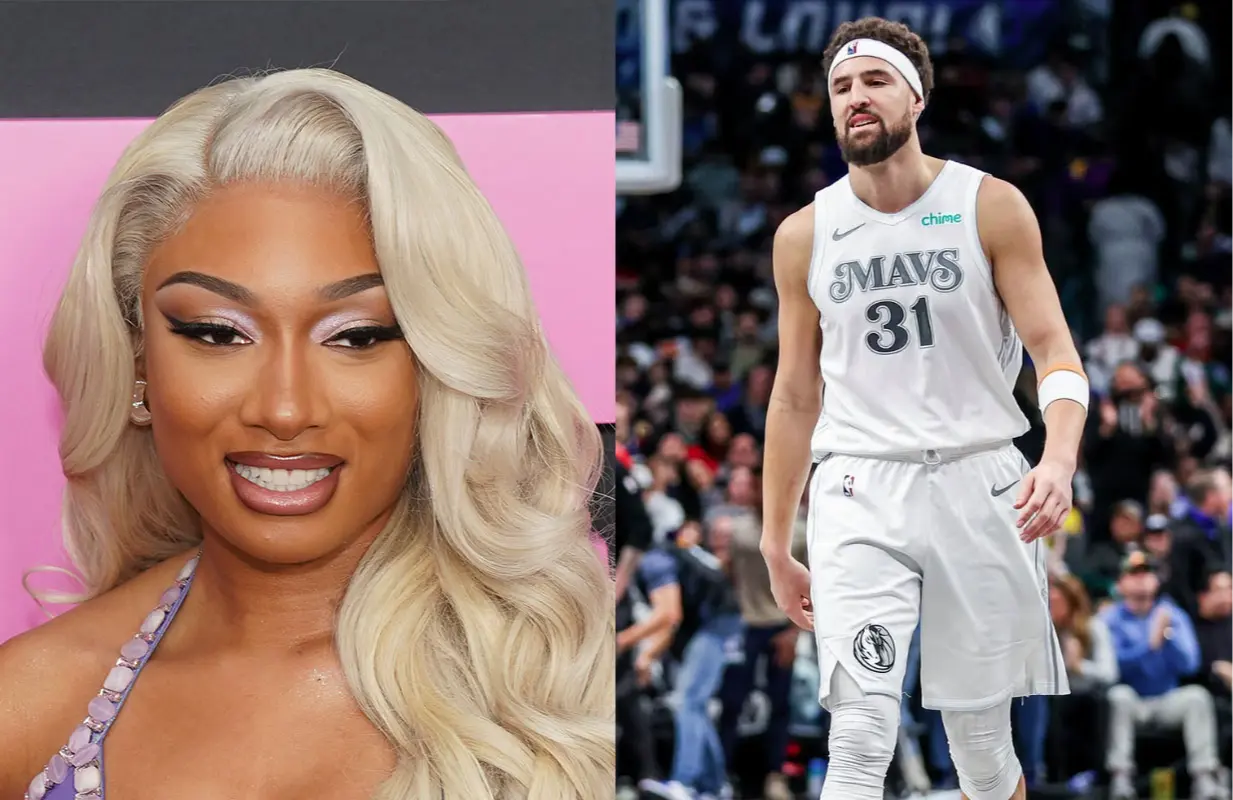 Megan Thee Stallion and Klay Thompson (Photo: Everett Collection, Instagram/@klaythompson)