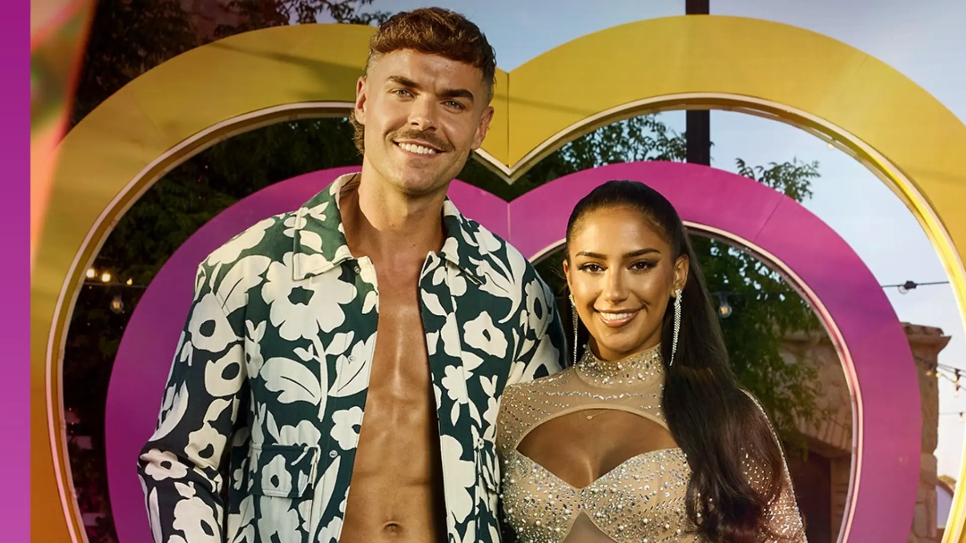 Harry and Shakira from Love Island UK (Image via Instagram @loveisland)