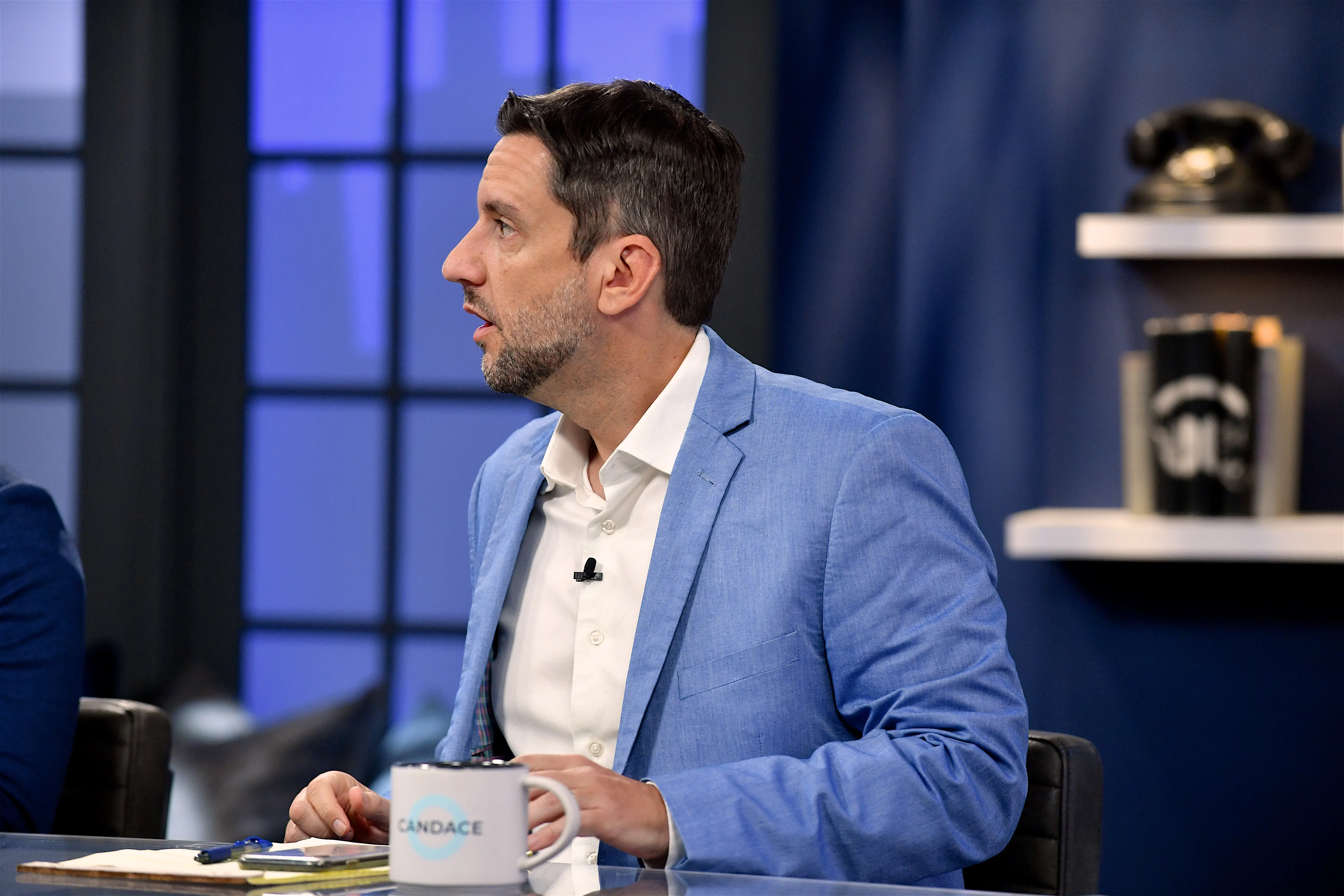 Clay Travis tweeted in support of Delbert Carver (Image via Jason Davis/Getty Images)