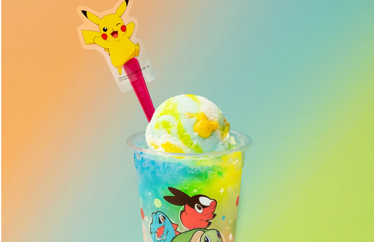 Baskin-Robbins' collaboration with Pokémon (Image via Instagram/@31icecream_japan)
