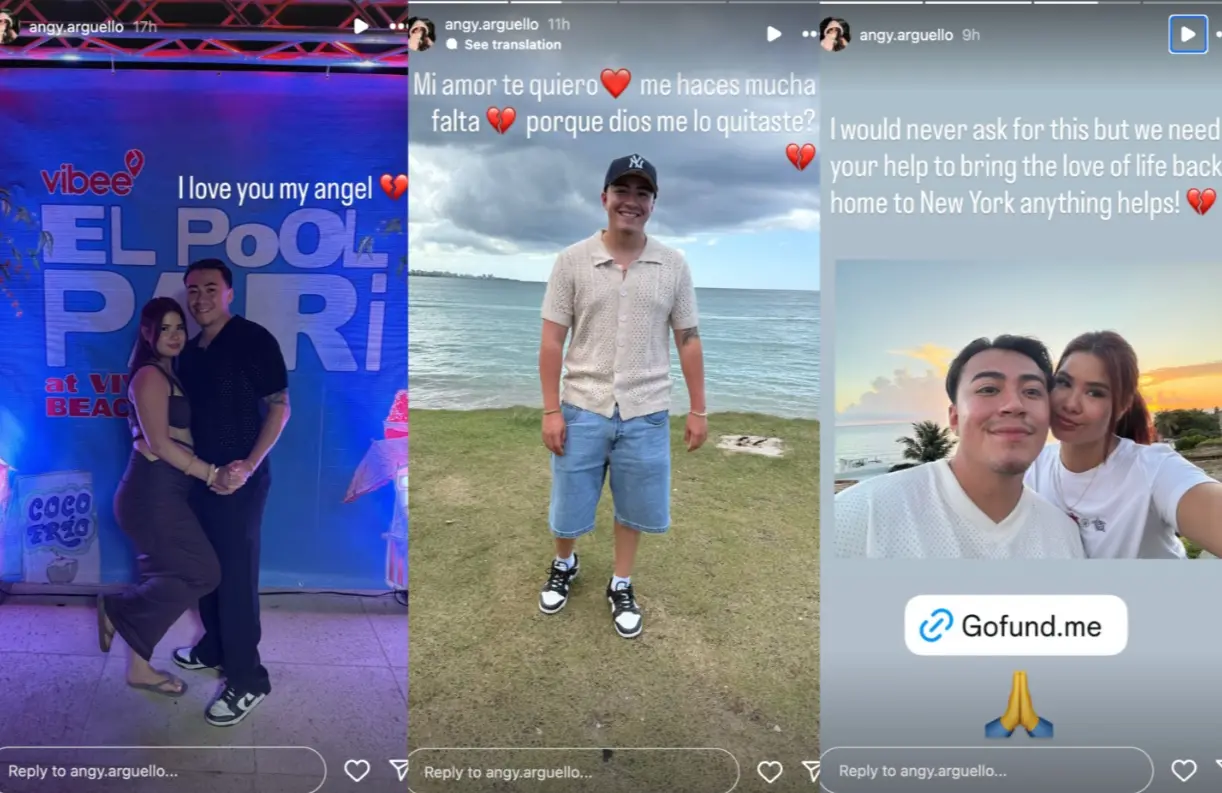 Angy Nicole's Instagram Stories after Kevin's death (Image via Instagram/@angy.arguello)
