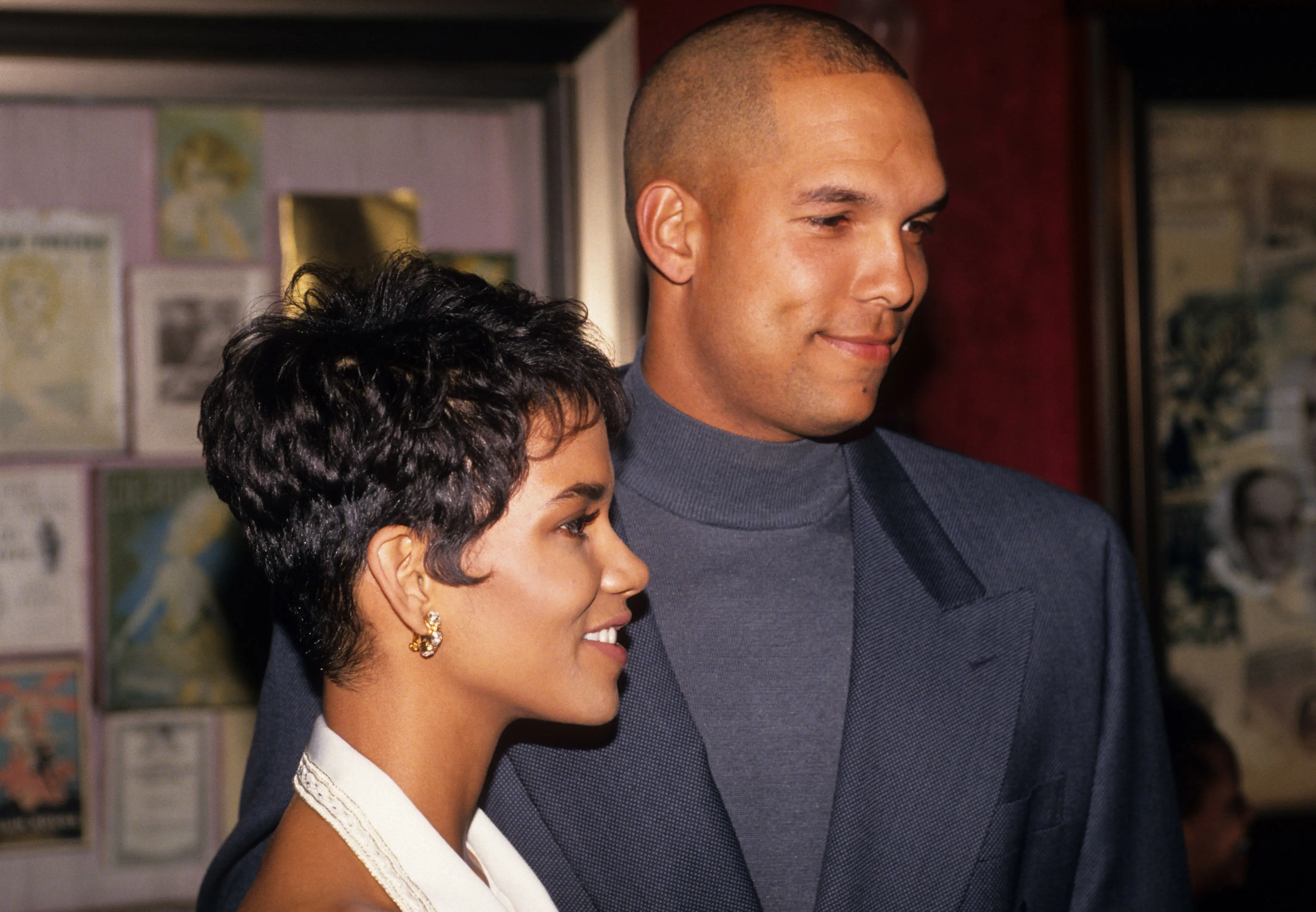 Halle Berry and David Justice (Image via Getty)