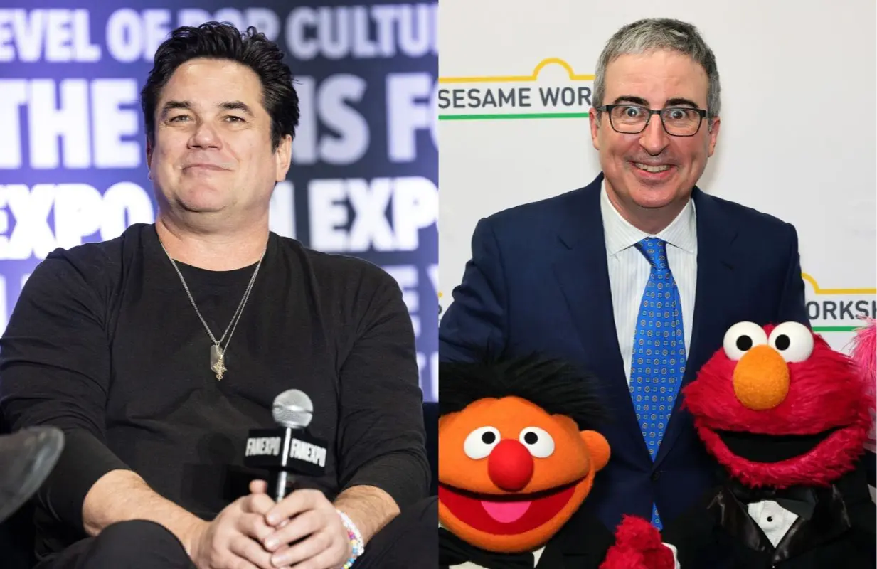 Dean Cain &amp; John Oliver (Image via Getty)