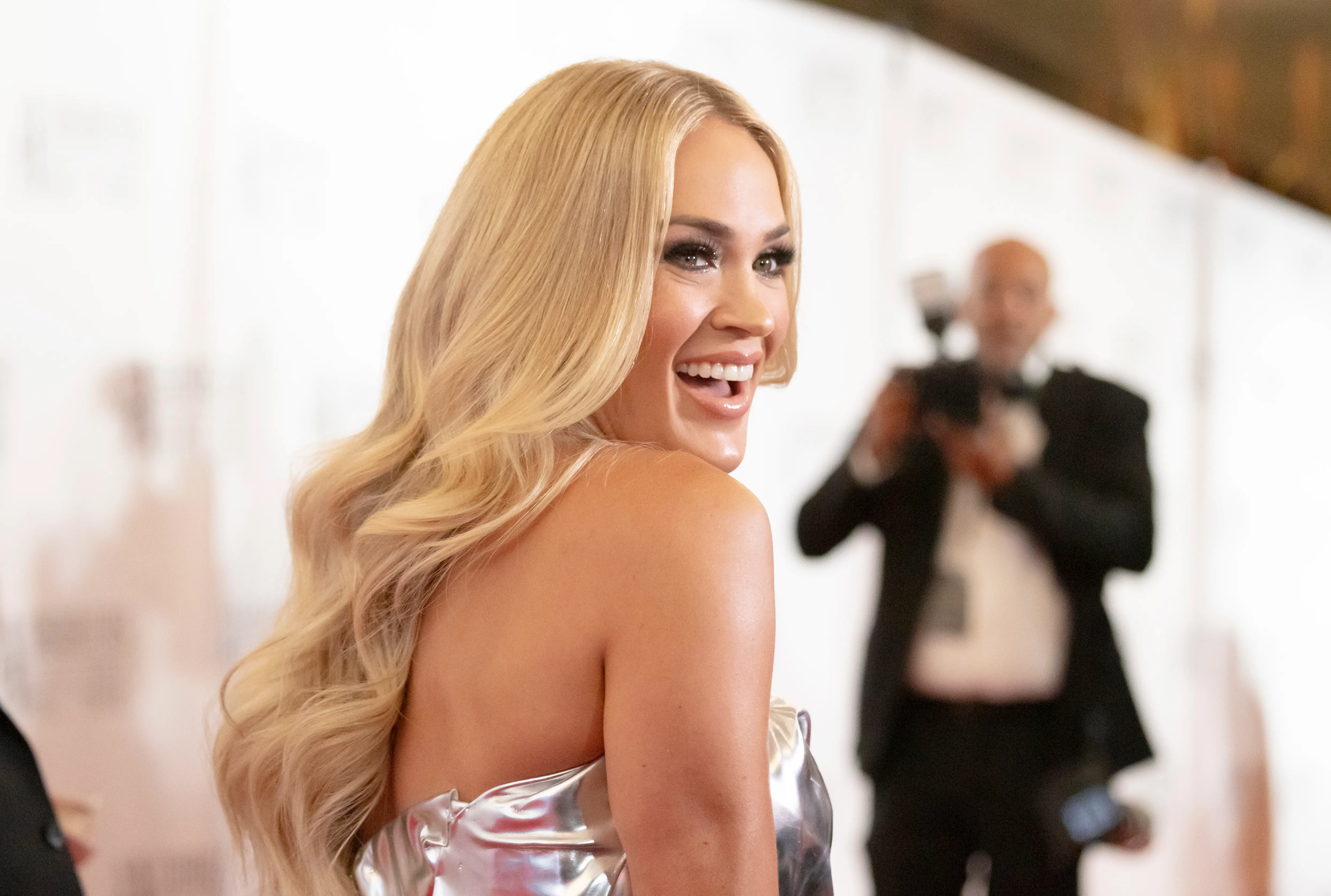 Carrie Underwood attends the 2024 Songwriters Hall Of Fame Induction and Awards Gala (Photo by Joy Malone/Getty Images)