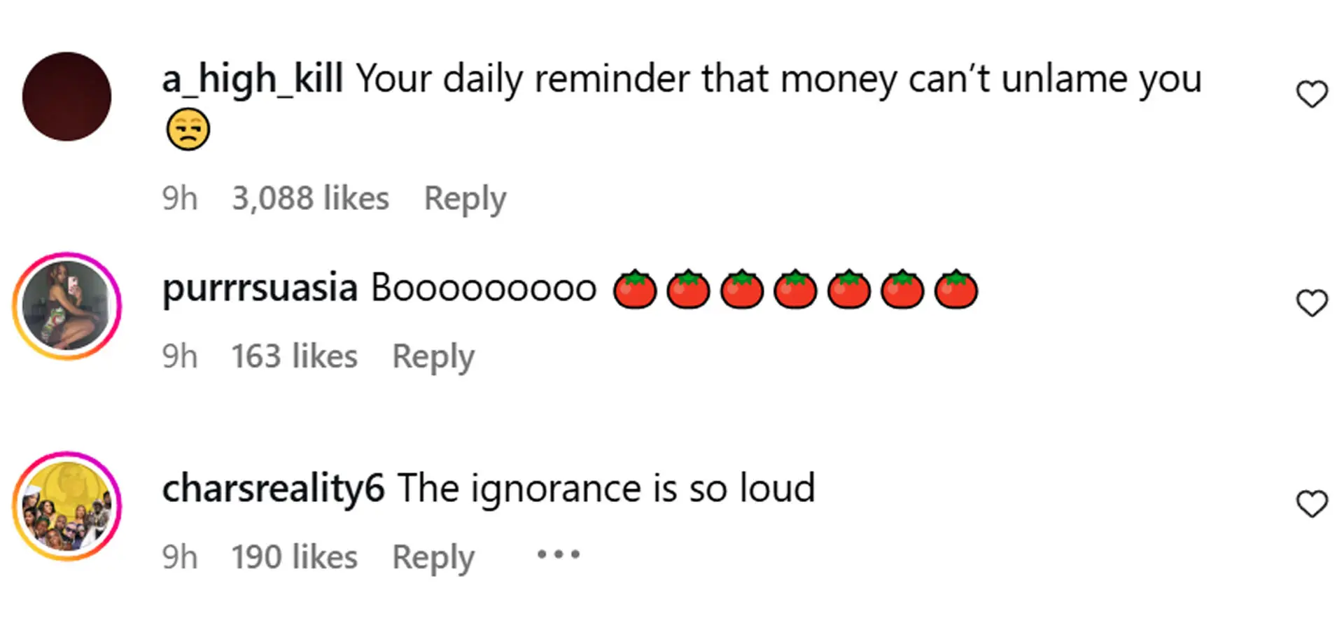 Comments reacting to the news (Image via Instagram/ @theneighborhoodtalk)