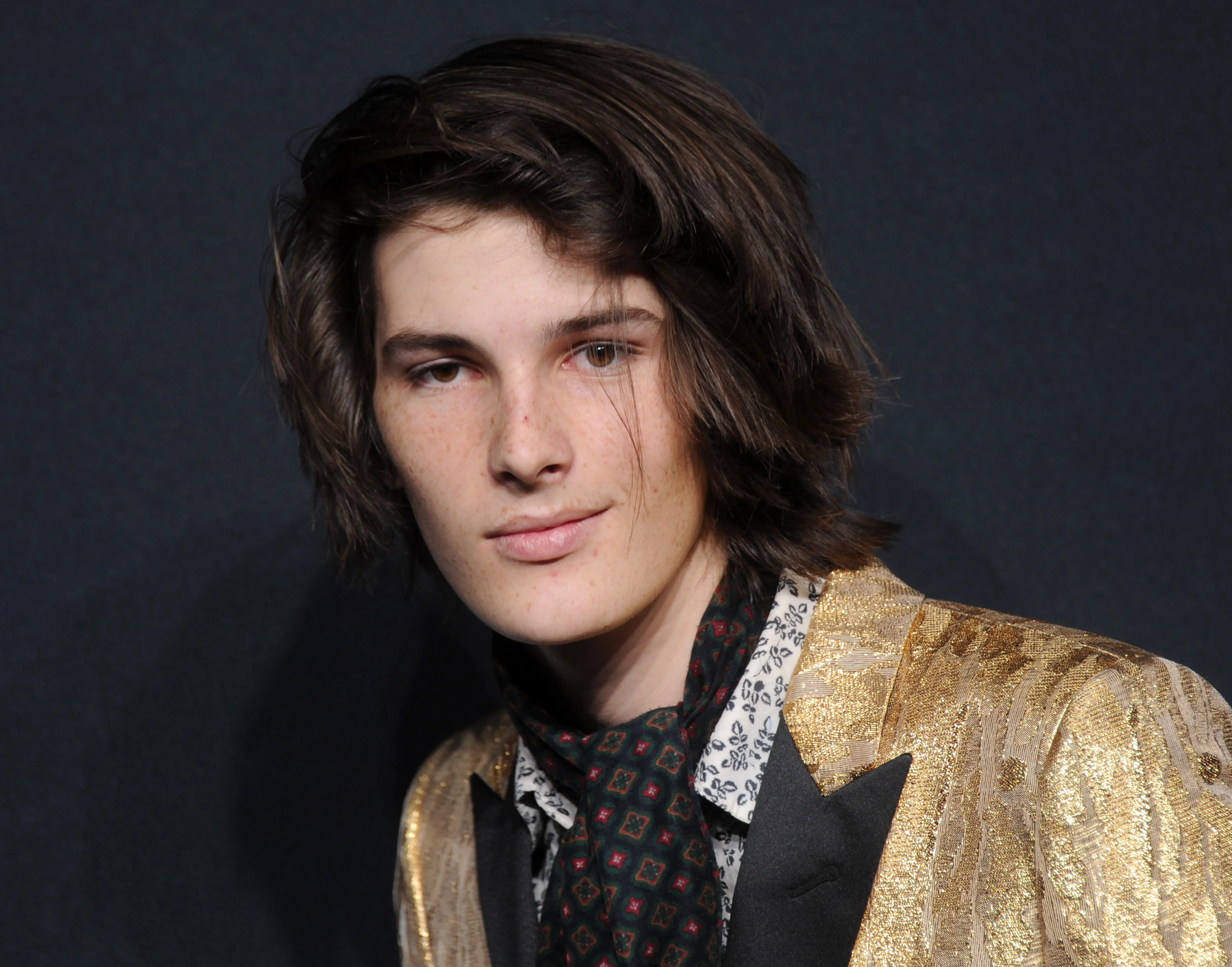 Dylan Brosnan attends the Saint Laurent show at The Hollywood Palladium on February 10, 2016 in Los Angeles, California  (Image via Getty)