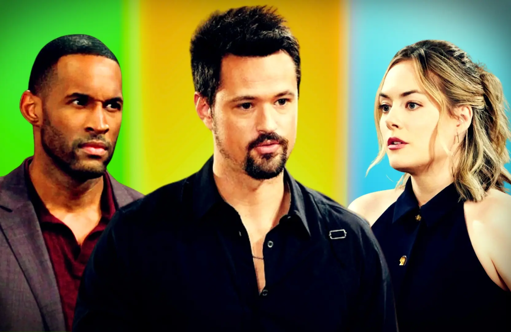 From left, Carter, Thomas and Hope of The Bold and the Beautiful