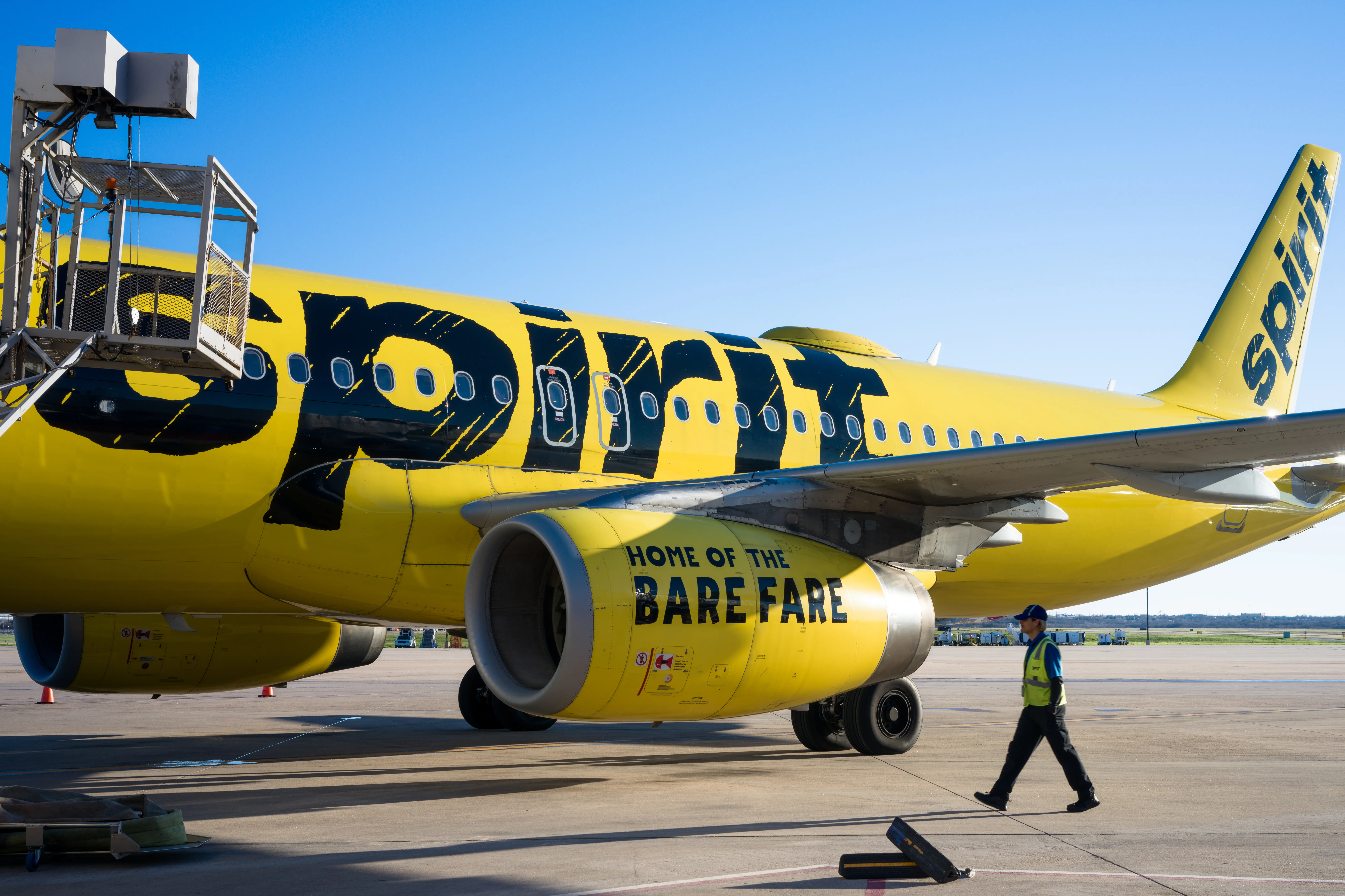Spirit Airlines aircraft (Photo by Brandon Bell/Getty Images)