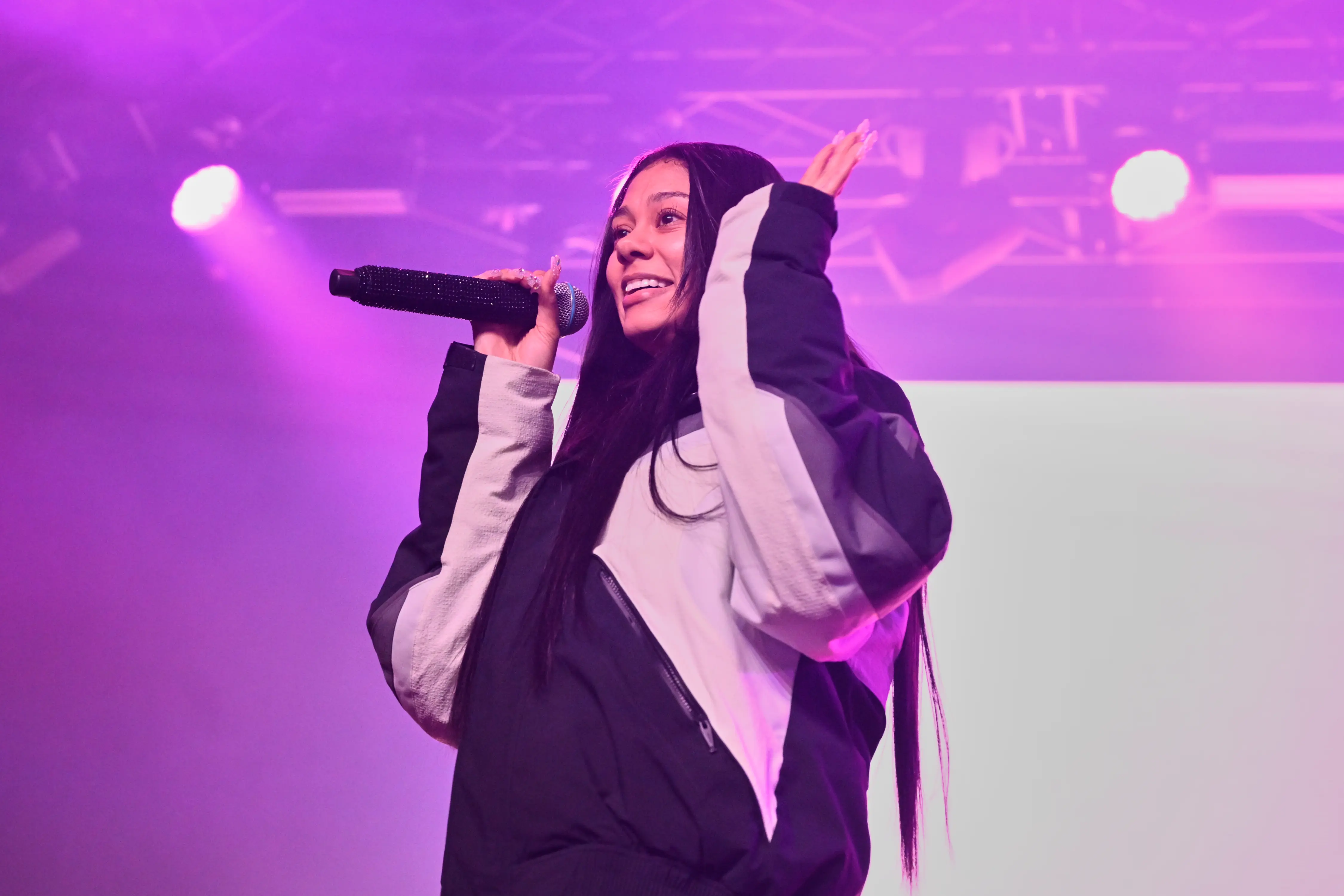 Karrahbooo performs on stage at History (Photo by Robert Okine/Getty Images)