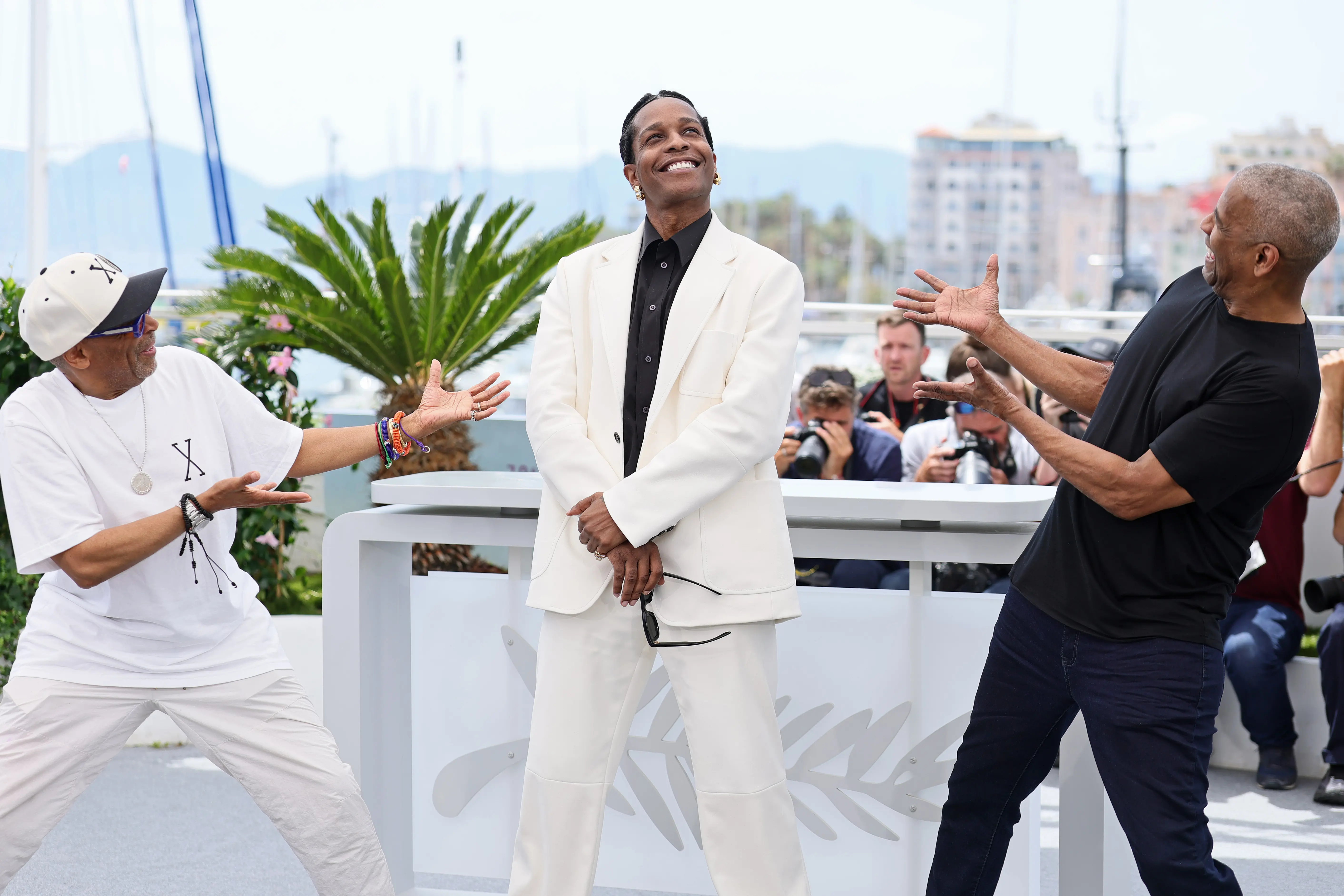 A$AP Rocky admits he lost a surprise rap battle to Denzel Washington while filming Spike Lee’s Highest 2 Lowest.