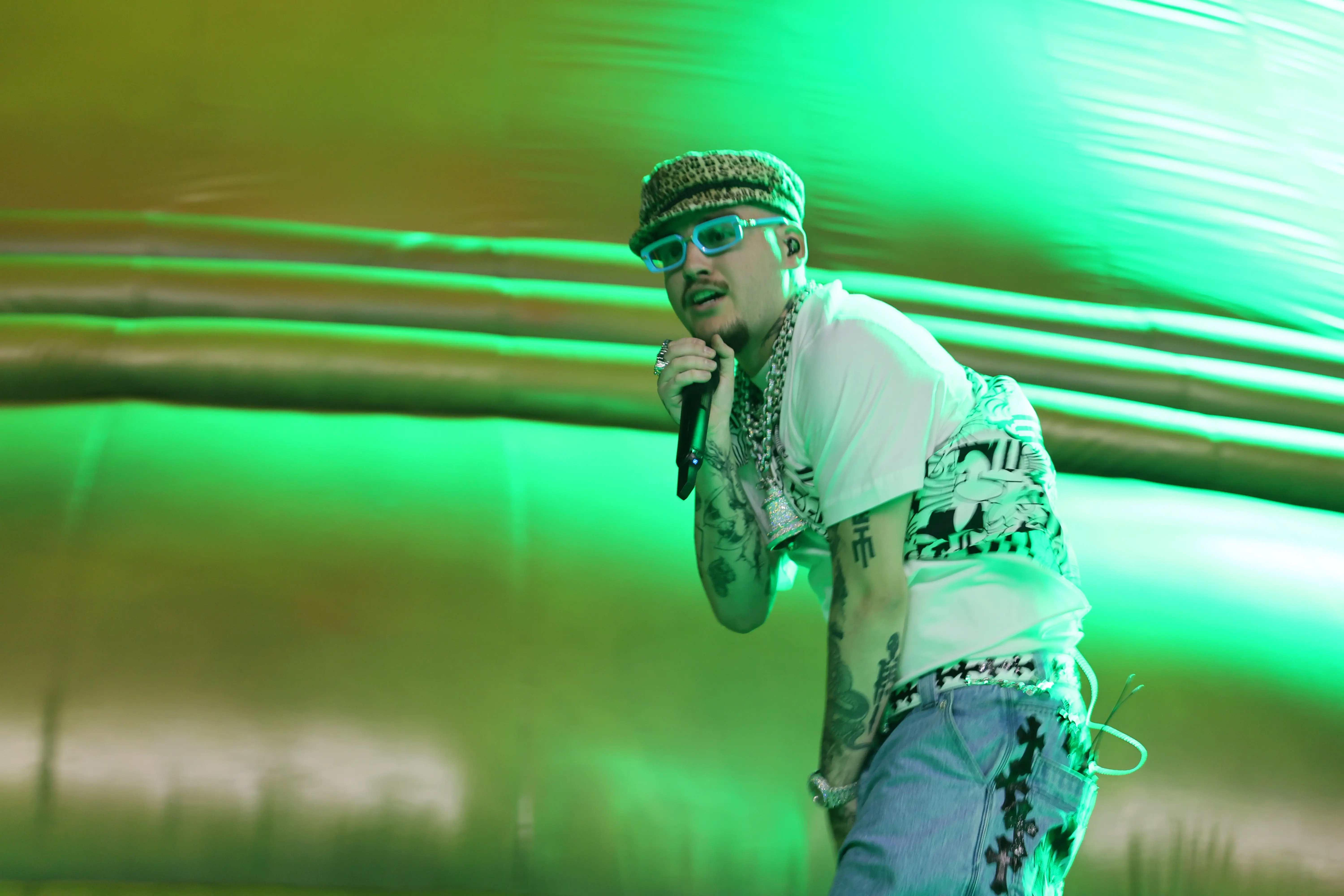 Yeat’s Surprise Cologne Video Shoot Sparks Massive Crowd (Image via Getty)