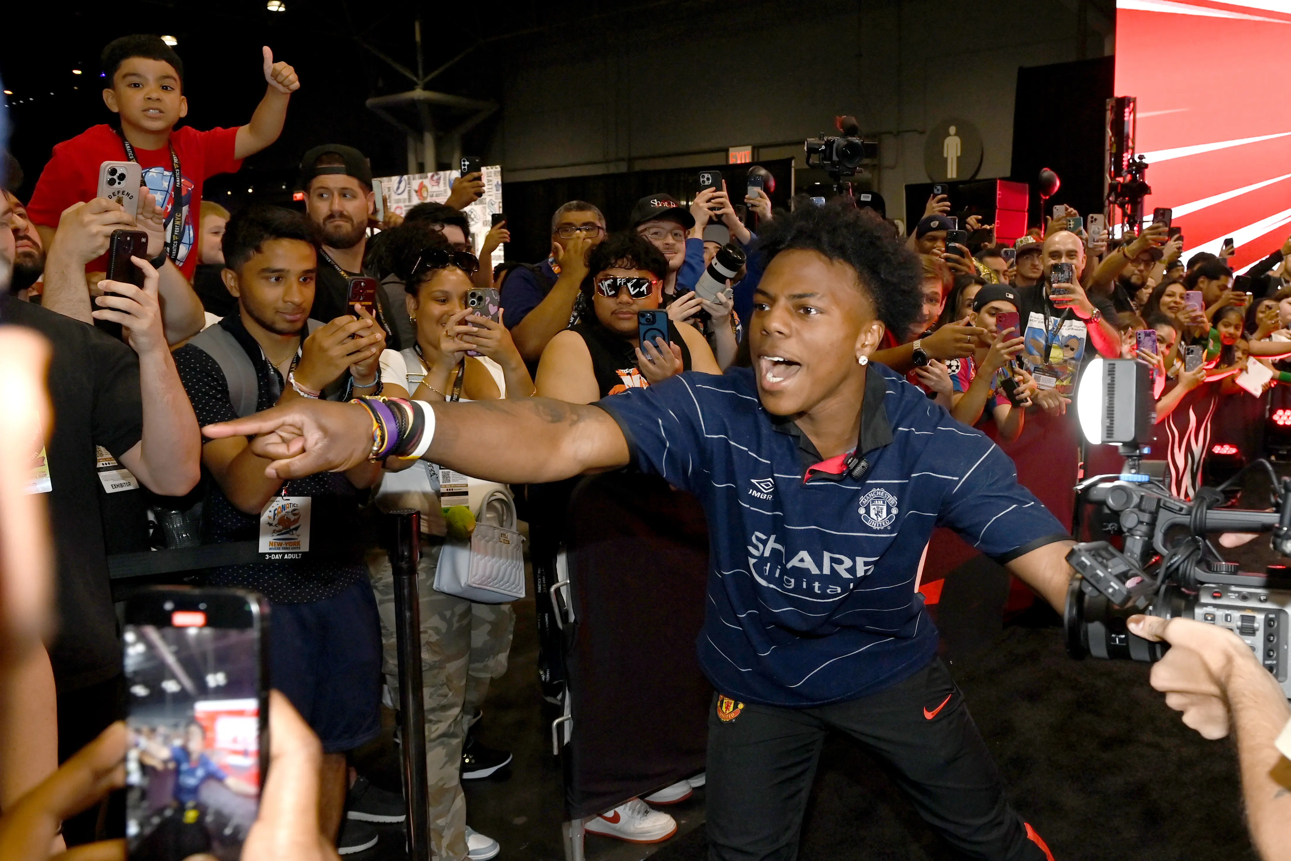 IShowSpeed attends Fanatics Fest NYC 2025 at Javits Center on June 21, 2025 in New York City (Image via Getty)