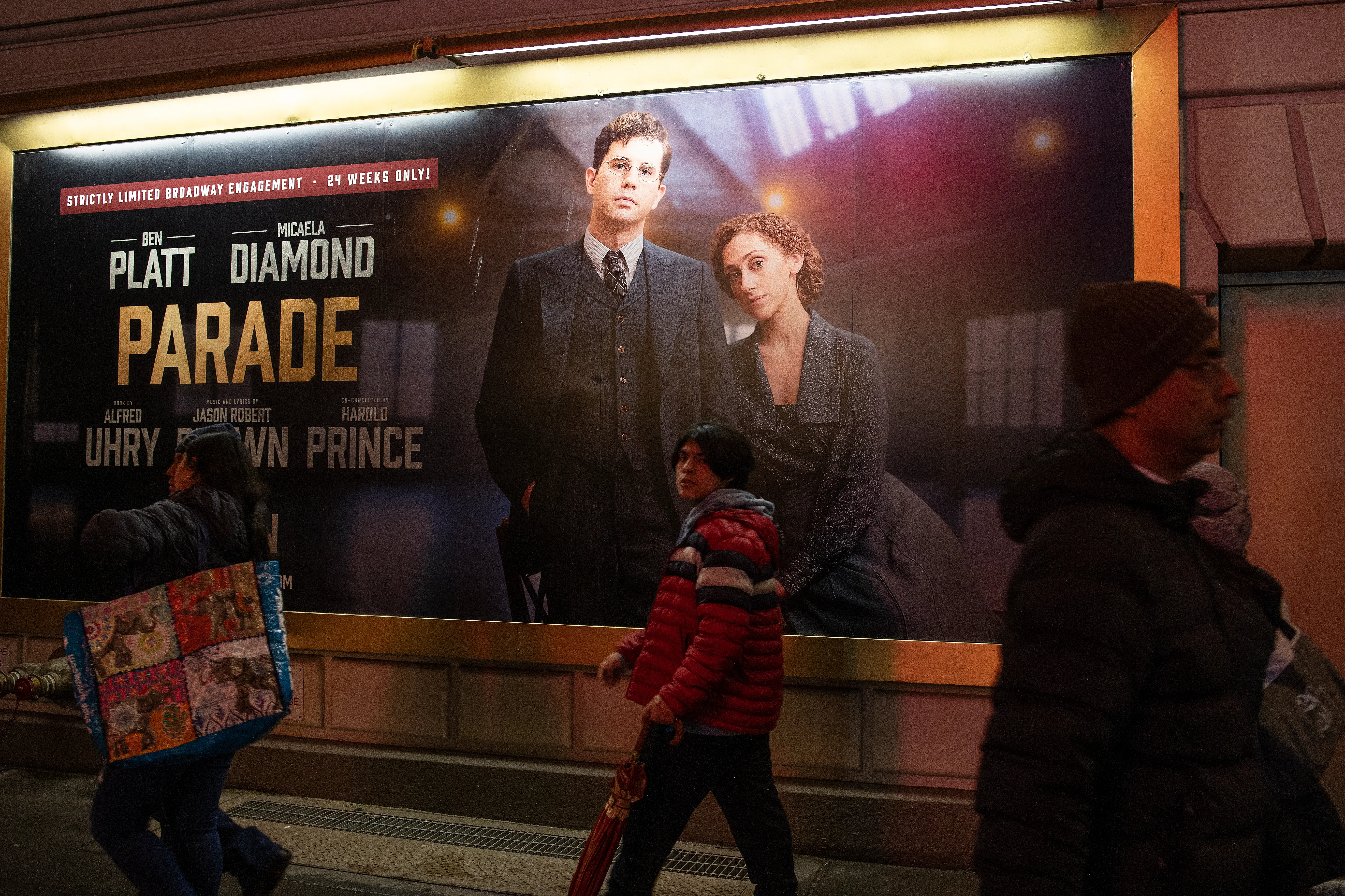 Leo Frank's case inspired a Broadway musical titled Parade (Image via Andrew Lichtenstein/Corbis via Getty Images)
