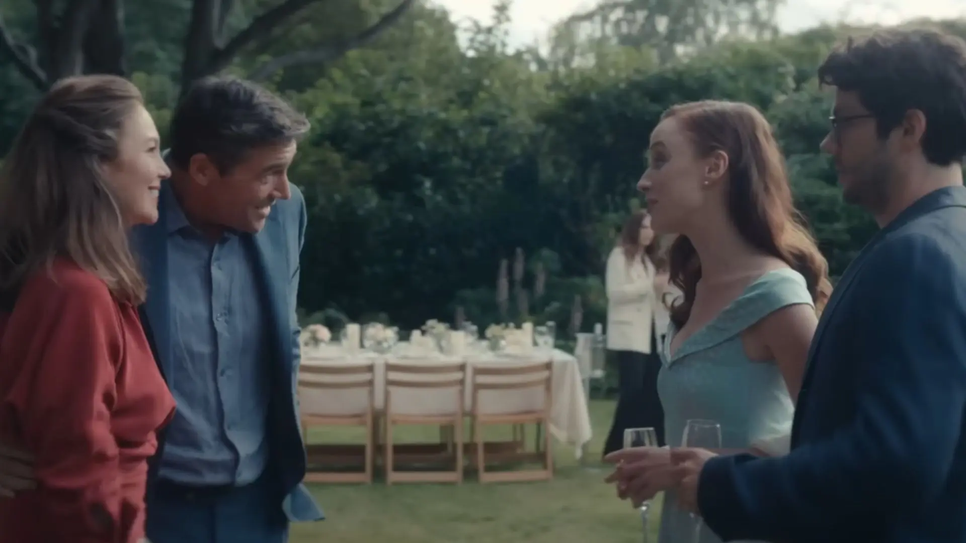 A scene from Anniversary  (Image via YouTube/@LionsgateMovies)