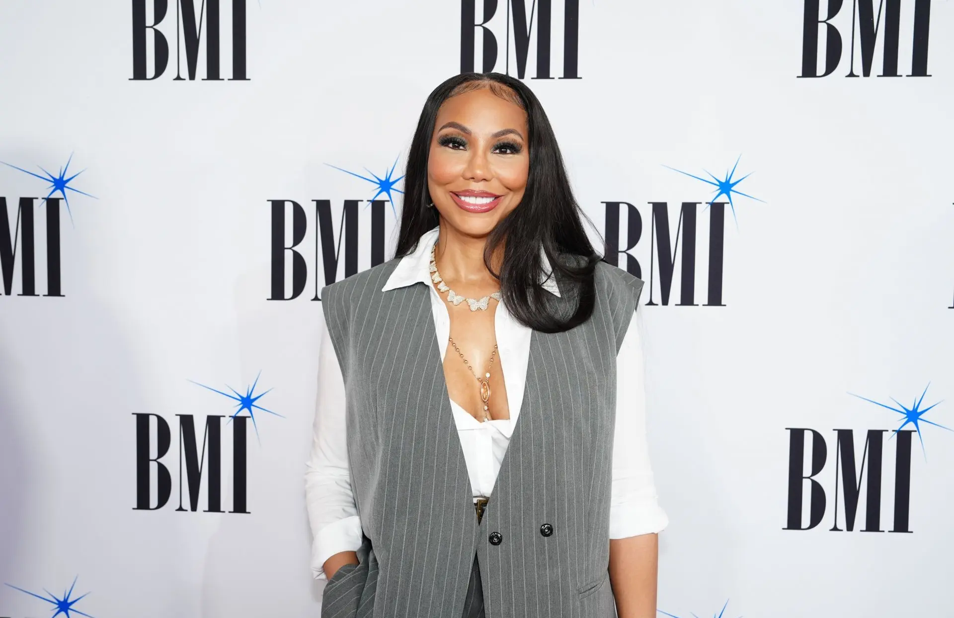 Tamar Braxton attends the 2025 BMI Trailblazers of Gospel Music Awards at Flourish Atlanta on April 03, 2025 in Atlanta, Georgia (Image via Getty)