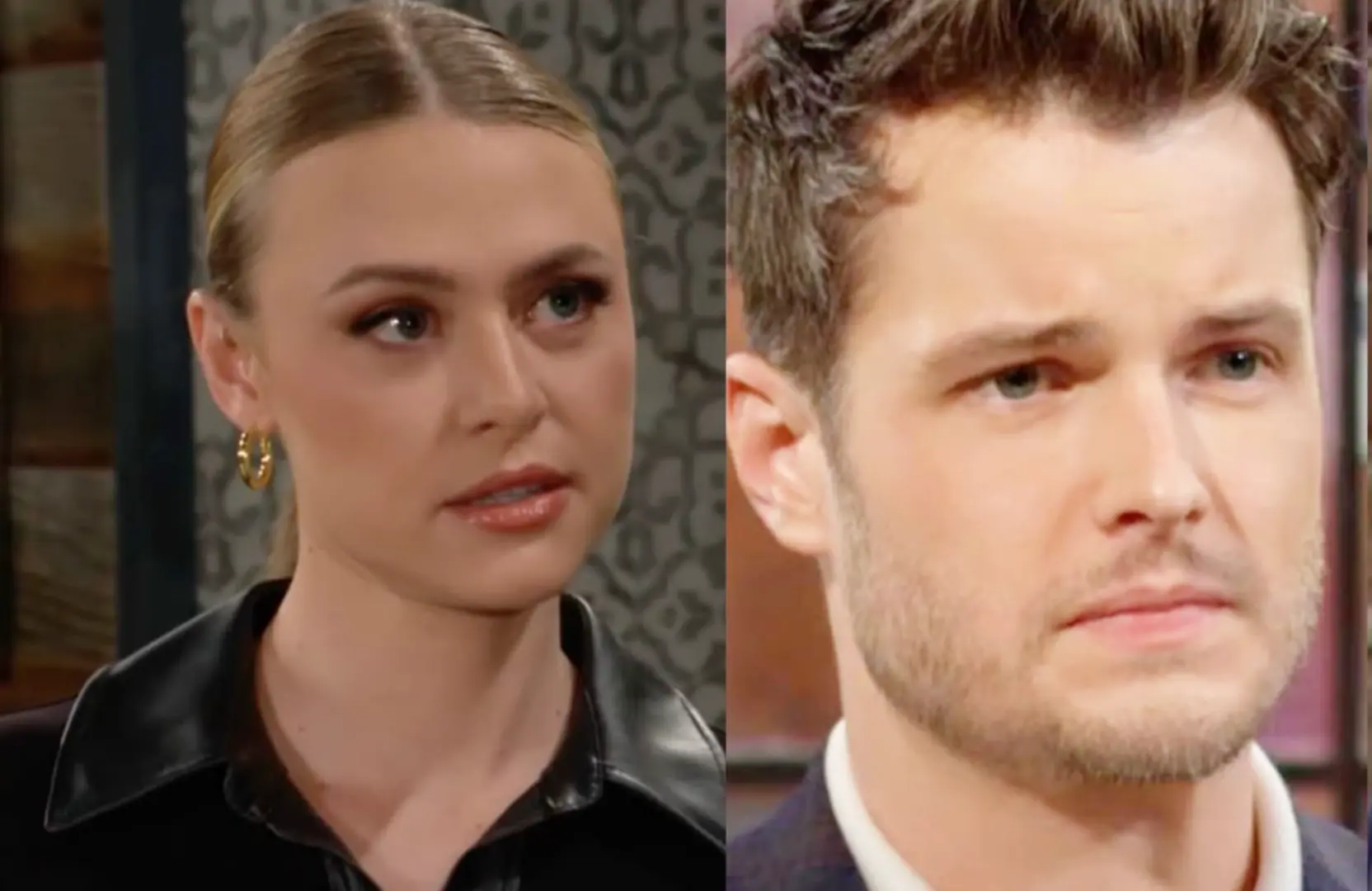 Claire Newman and Kyle Abbott (Image via YouTube / Y&amp;R INSIDER)