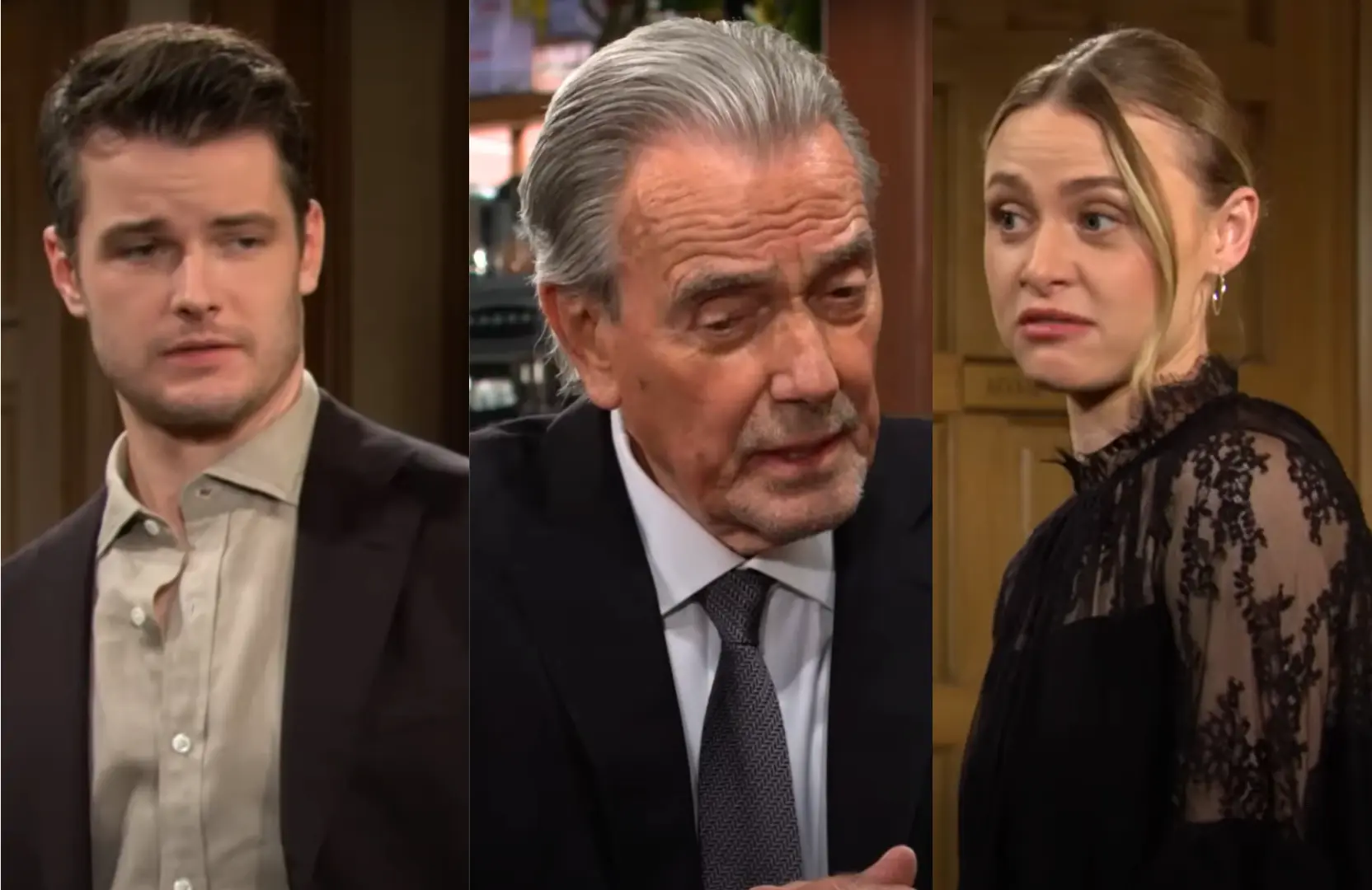 Kyle, Victor and Claire from The Young and the Restless