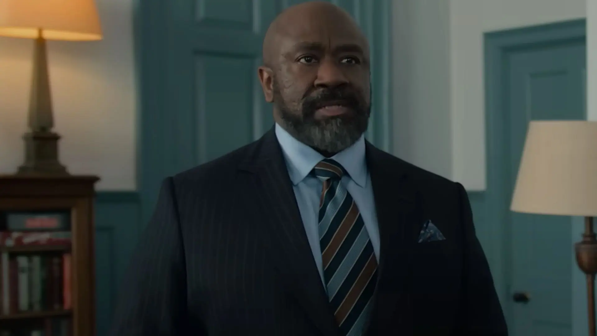 Lucian Msamati as Kofi Adomako in Hostage (Image via YouTube/@Netflix)