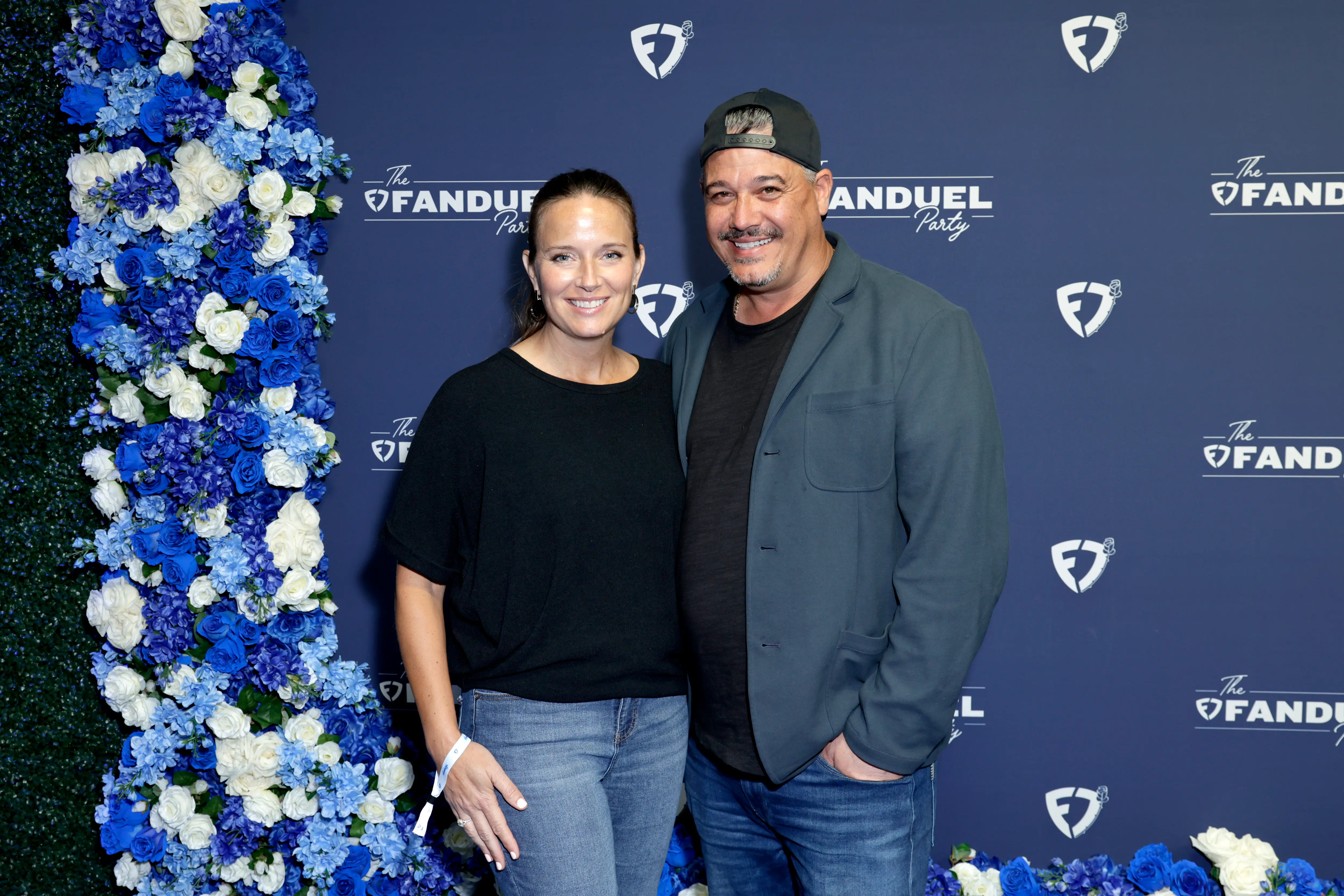 Amber Mariano and Rob Mariano attend The FanDuel Party (Image via Getty)