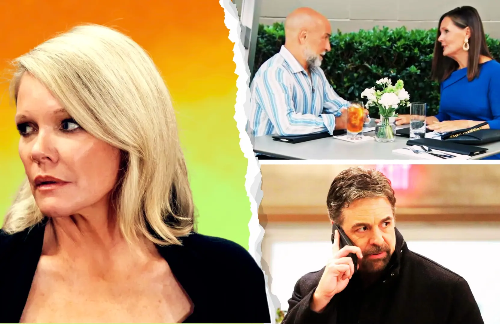 Clockwise from left, Ava, Sidwell, Lucy and Jack Brennan on General Hospital