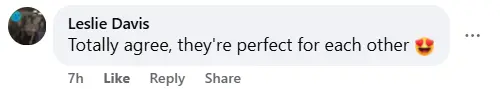 Comment by the fan (Image via Facebook/ @Desi L. Walter)
