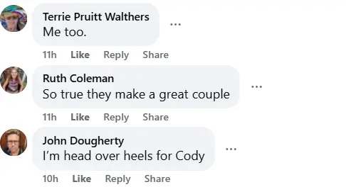 Comment by the fans (Image via Facebook/ @Desi L. Walter)