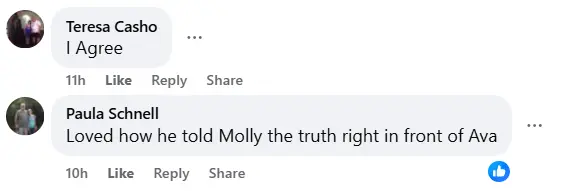 Comment by fans (Image via Facebook/ @Desi L. Walter)
