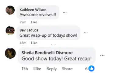 Comments by the fans (Image via Facebook/ @General Hospital Fans - Official)