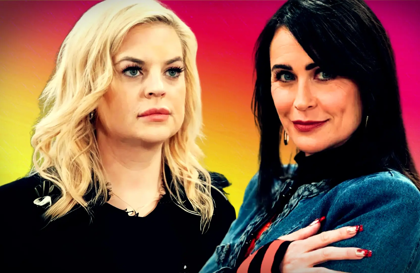 Kirsten Storms and Rena Sofer play Maxie and Lois respectively on General Hospital