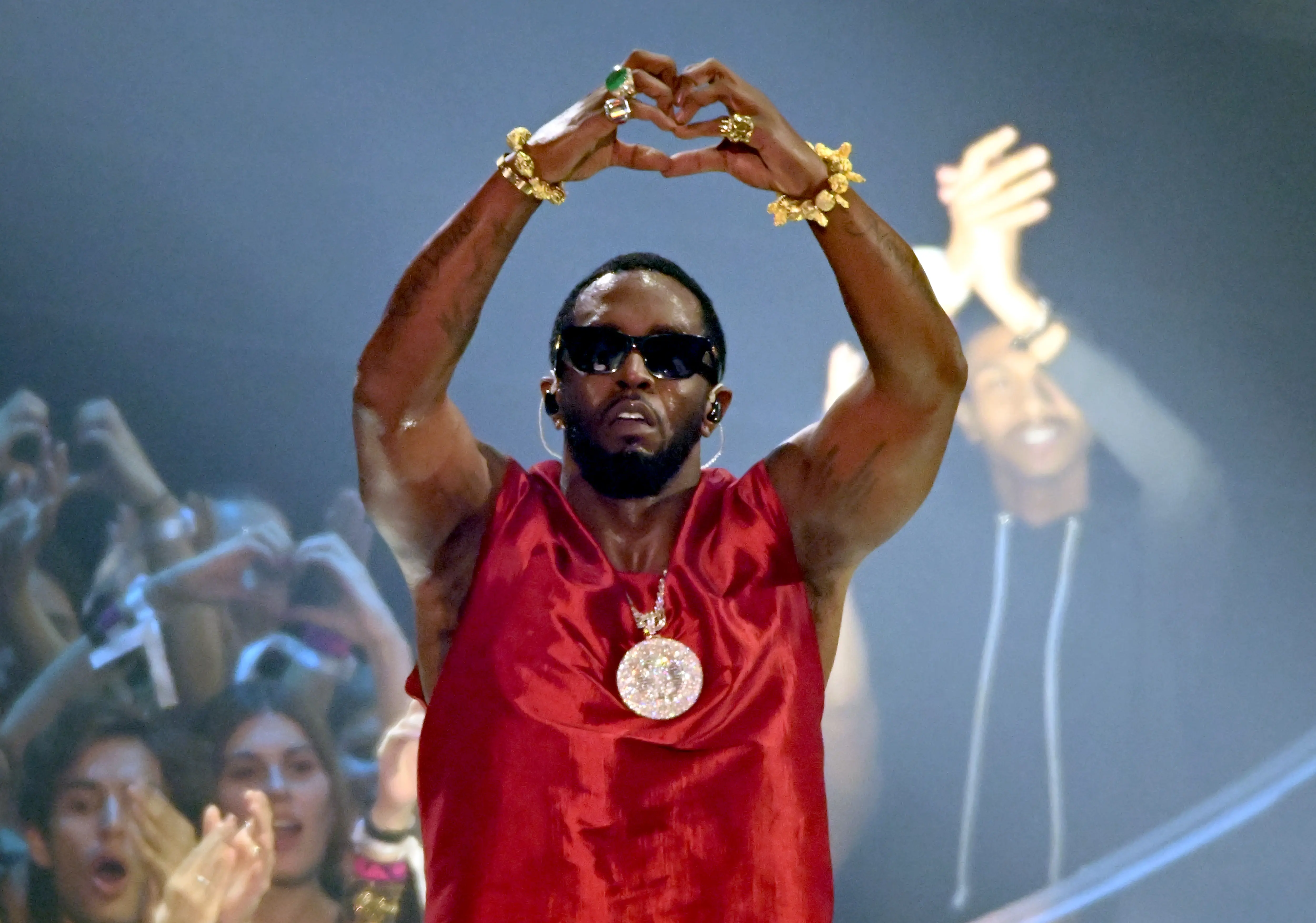 NEWARK, NEW JERSEY - SEPTEMBER 12: Diddy performs onstage during the 2023 MTV Video Music Awards at Prudential Center on September 12, 2023 in Newark, New Jersey. (Photo by Noam Galai/Getty Images for MTV)