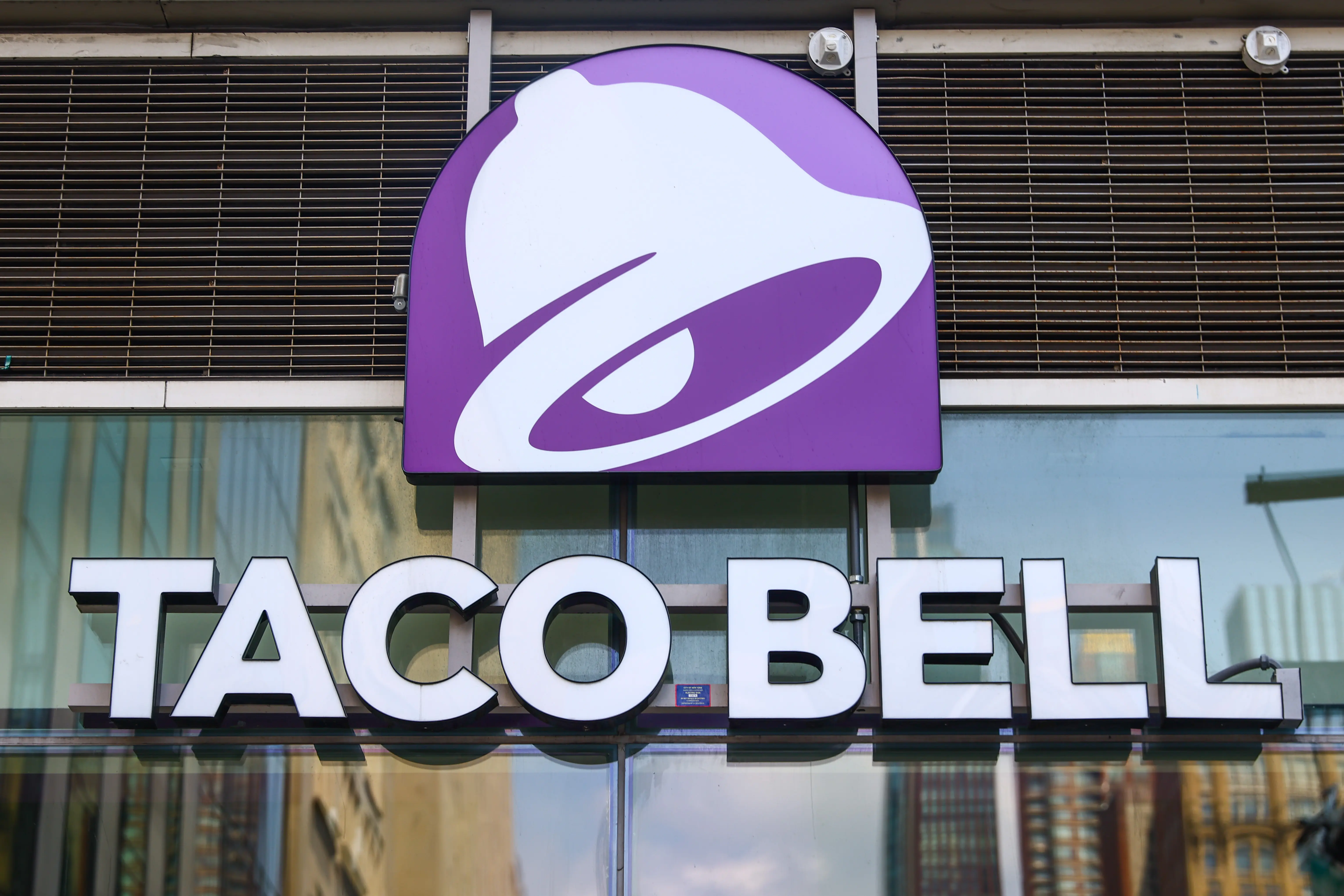 Taco Bell restaurant is seen in Manhattan, New York, United States of America, on July 5th, 2024. (Photo by Beata Zawrzel/NurPhoto via Getty Images)