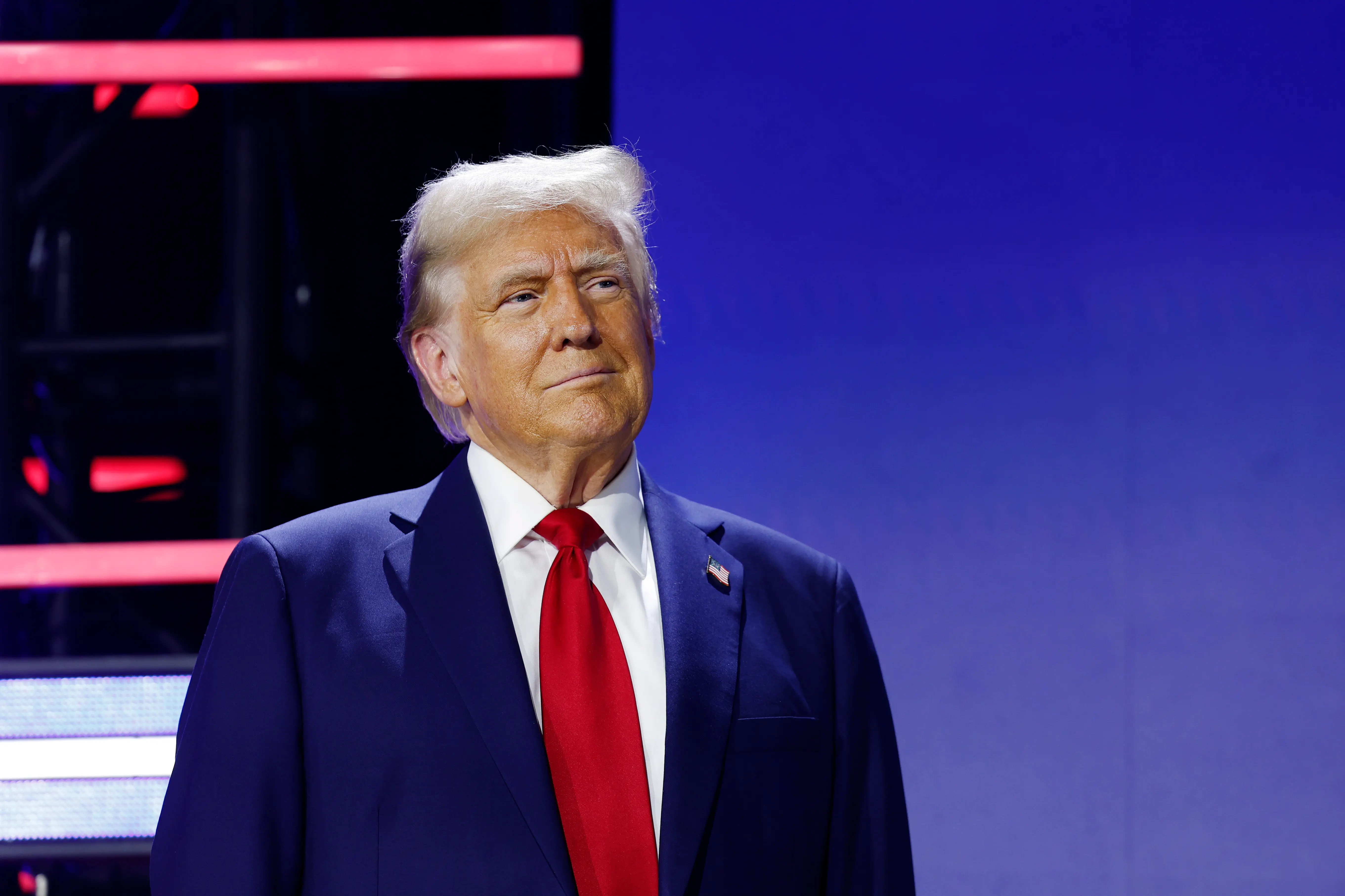 Adin Ross Confirms Donald Trump Is Alive Following Viral Death Rumor (Photo by Anna Moneymaker/Getty Images)