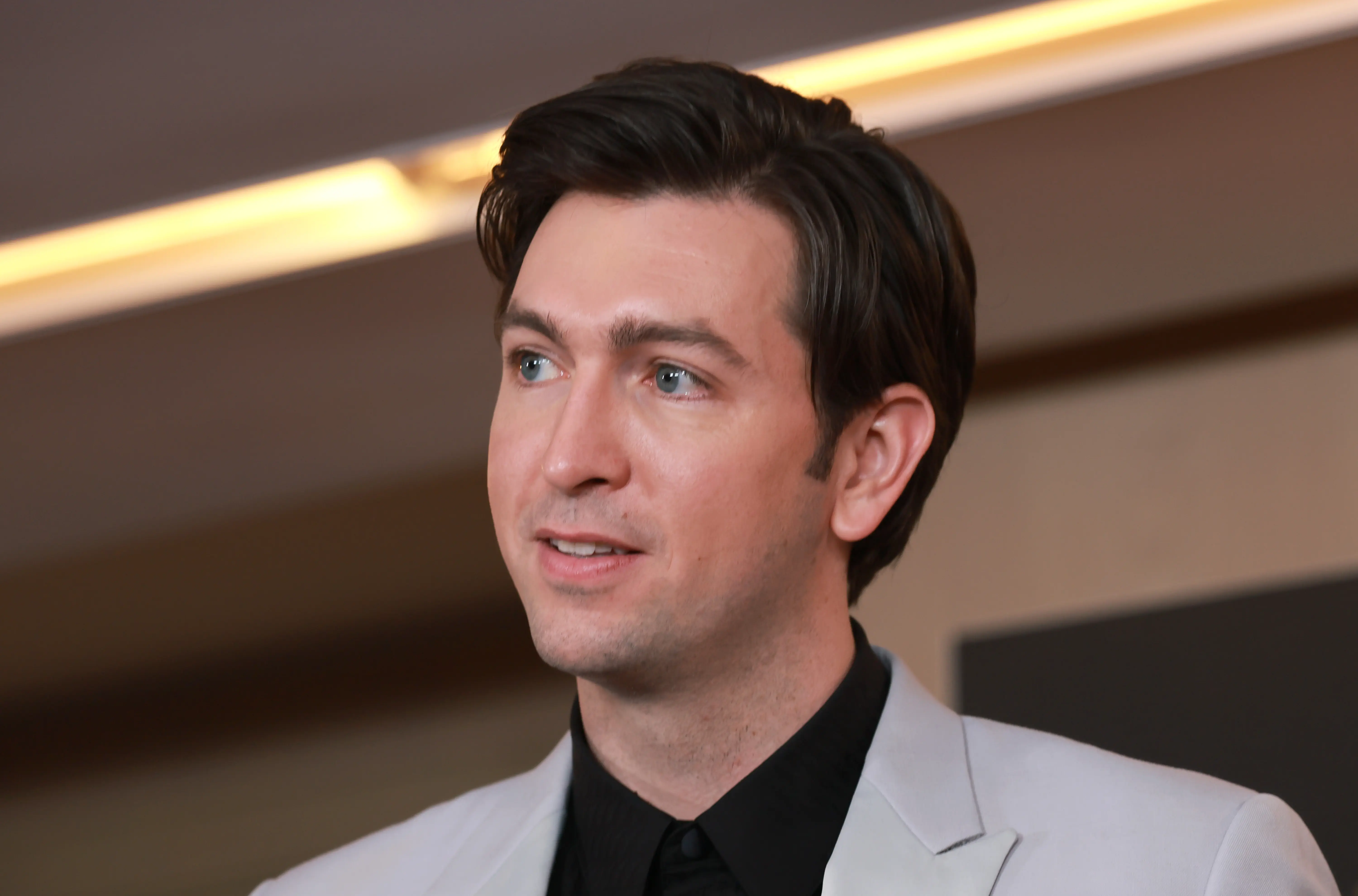 LOS ANGELES, CALIFORNIA - MARCH 13: Nicholas Braun poses in the press room during the 27th Annual Critics Choice Awards at Fairmont Century Plaza on March 13, 2022 in Los Angeles, California. (Photo by Matt Winkelmeyer/Getty Images )