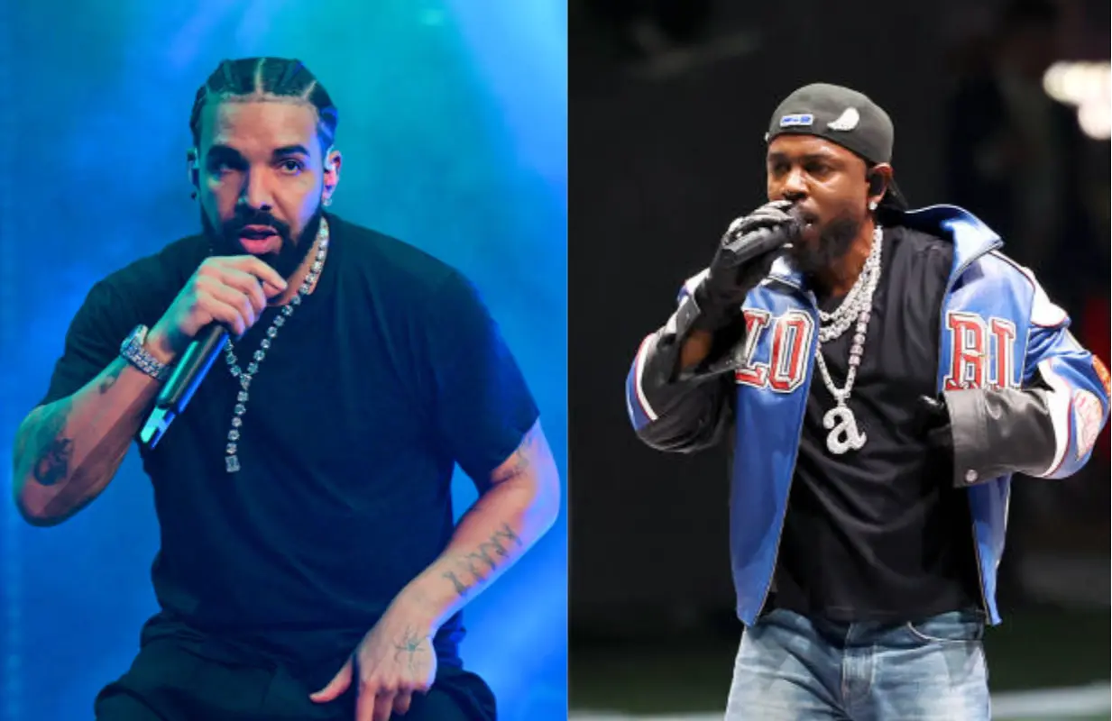 Drake’s “Who Was It” Title Sparks Speculation Amid Kendrick Lamar Feud ( Images via Getty)