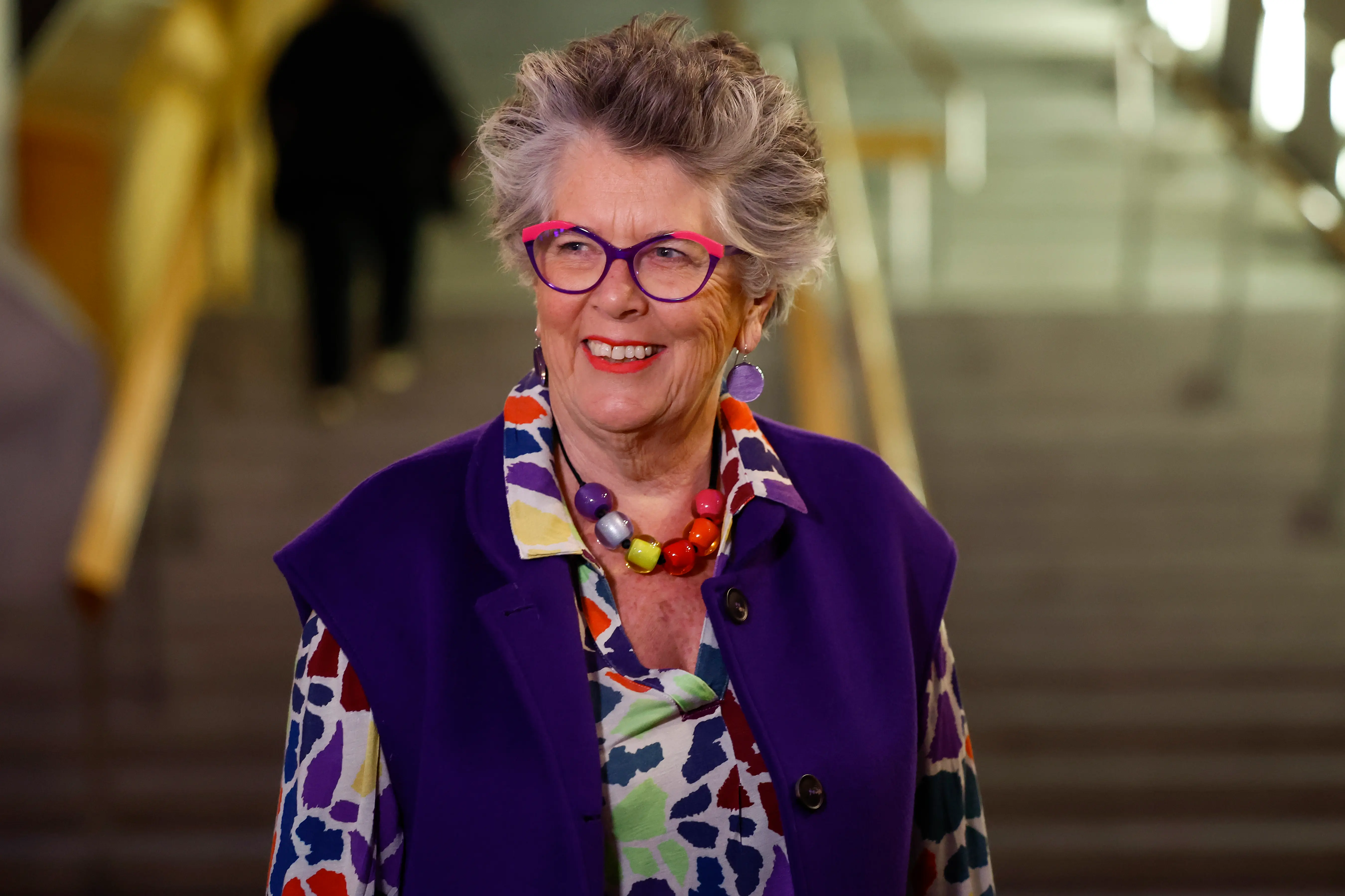 The Great British Baking Show judge Prue Leith (Image via Getty)