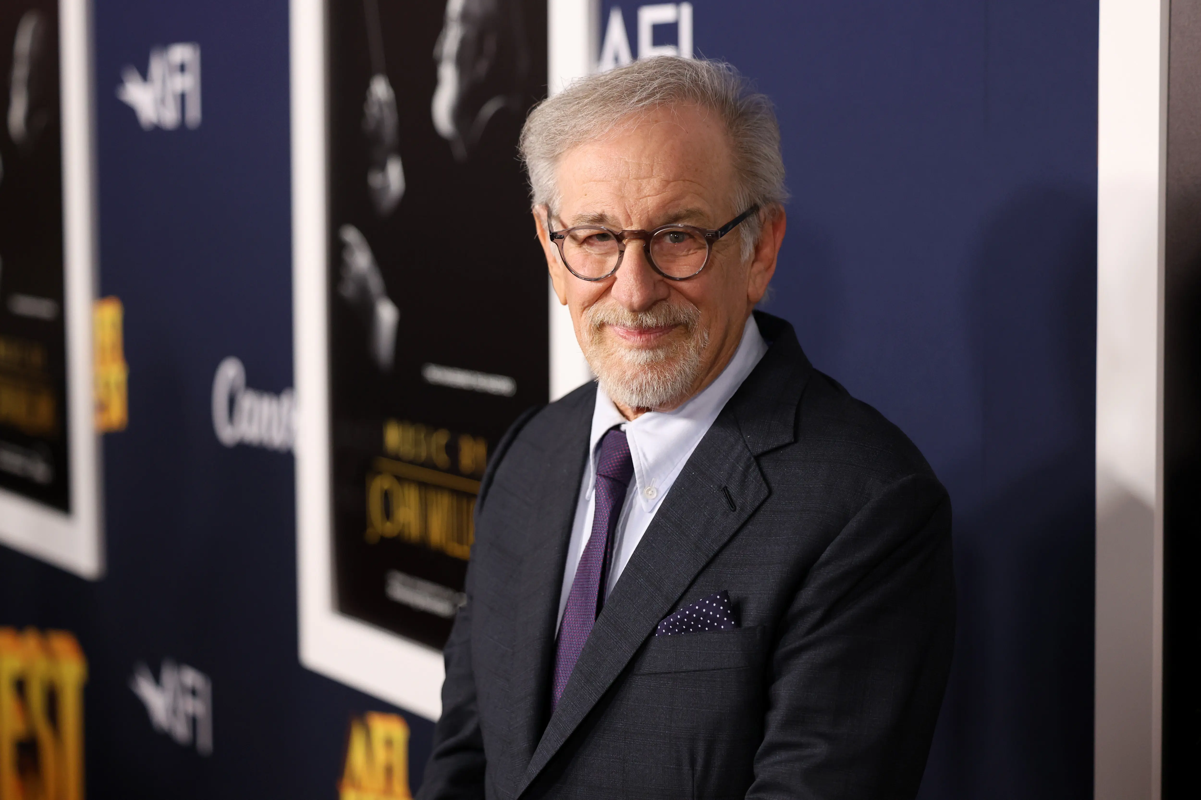 HOLLYWOOD, CALIFORNIA - OCTOBER 23: Steven Spielberg attends the Music by John Williams AFI Fest Opening Night Premiere  at TCL Chinese Theatre in Hollywood, California on October 23, 2024. (Photo by Jesse Grant/Getty Images for Disney)