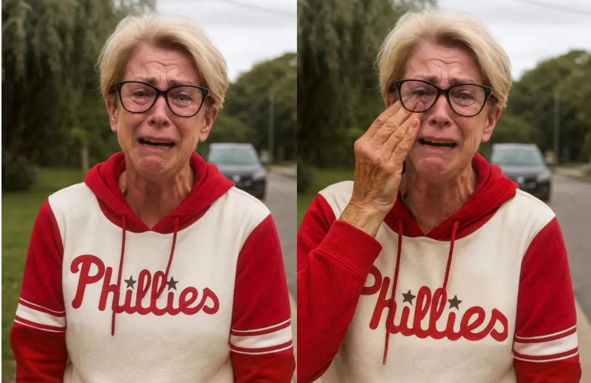 The viral Phillies Karen (Photo: Facebook/@Meanwhile in Delco