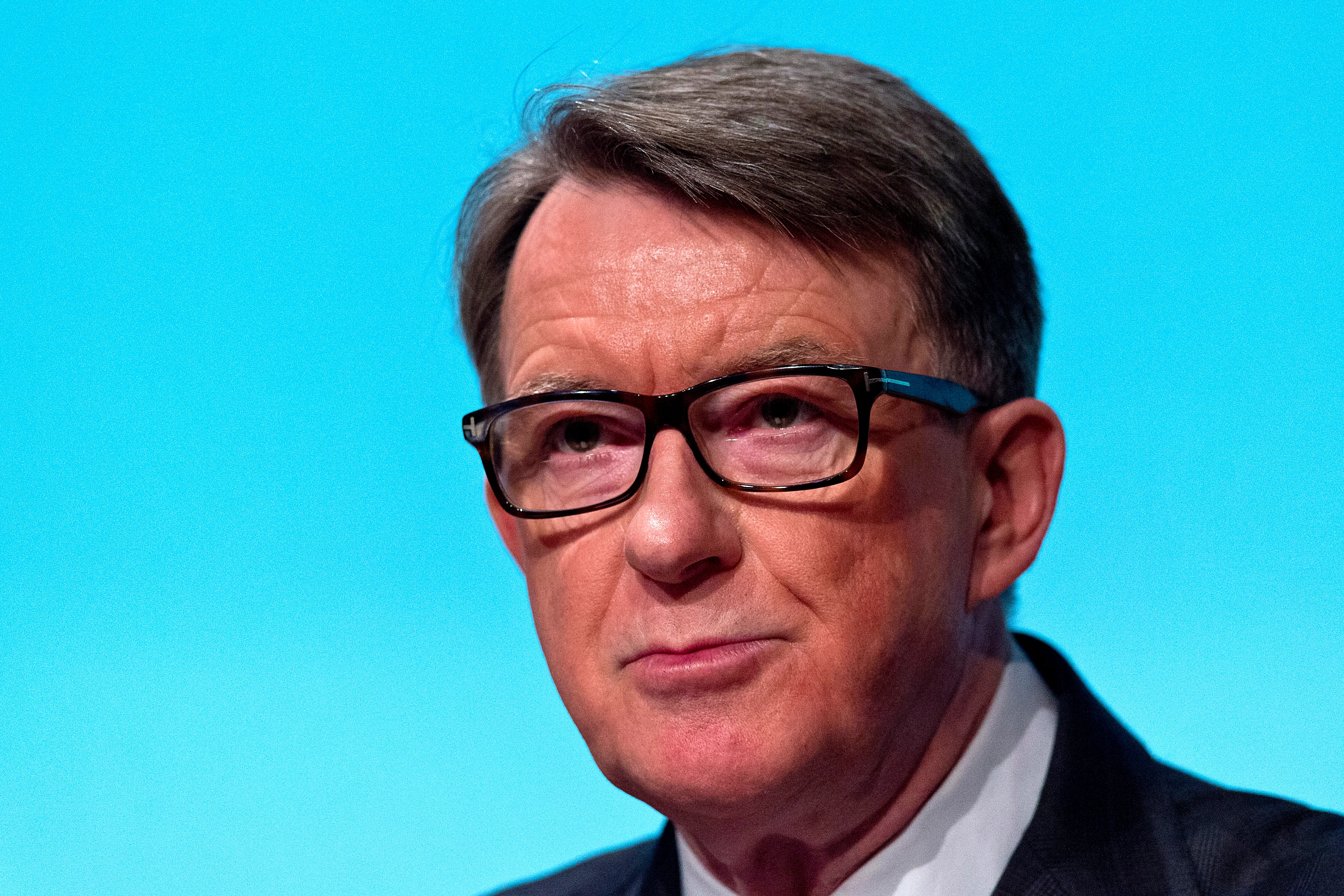 LONDON, ENGLAND - MARCH 01:  Lord Mandelson delivers a keynote speech during an event hosted by the Britain Stronger In Europe campaign on March 1, 2016 in London, England. The Britain Stronger In Europe lobbying group is currently campaigning to keep the United Kingdom in the European Union ahead of the referendum on June 23rd.  (Photo by Ben Pruchnie/Getty Images)