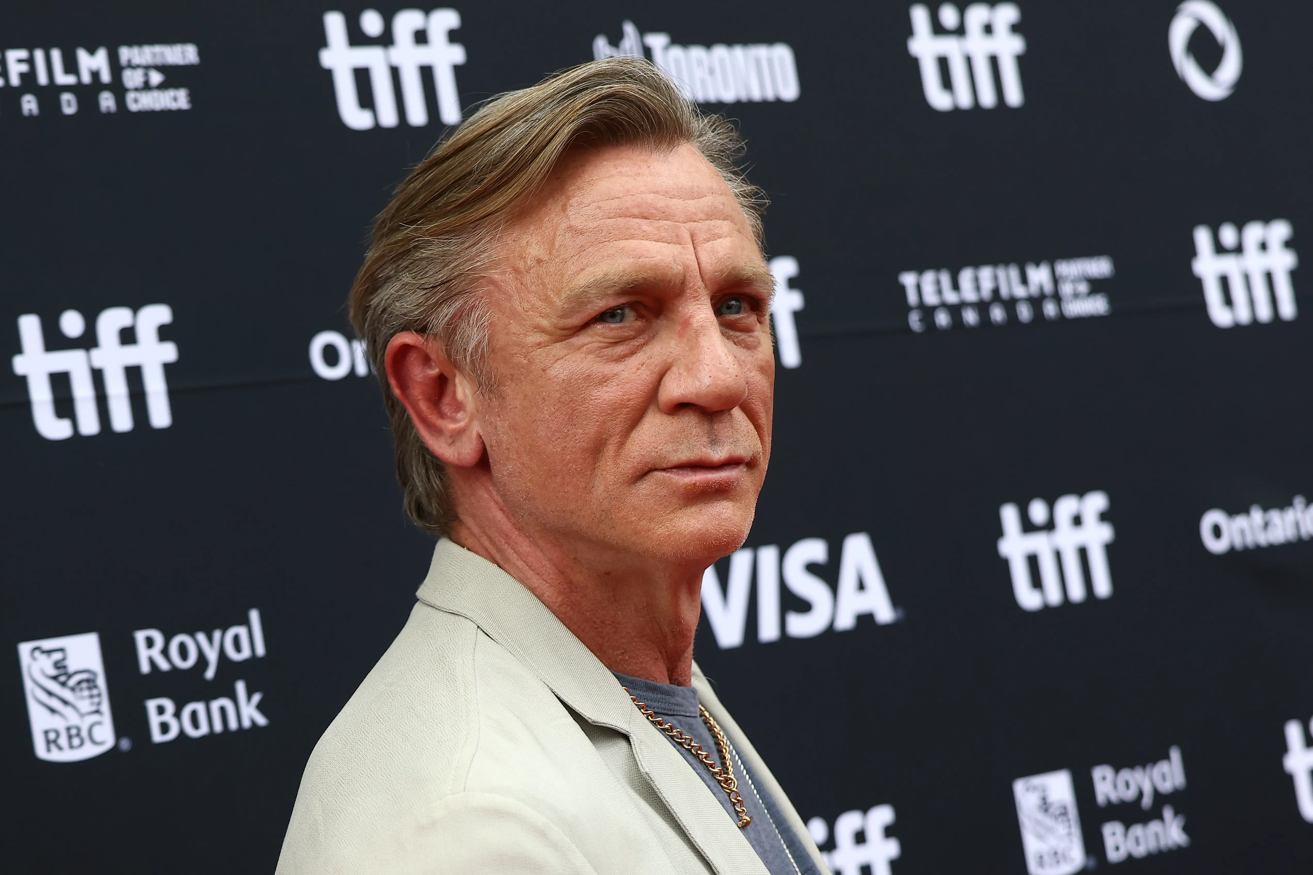 TORONTO, ONTARIO - SEPTEMBER 06: Daniel Craig attends Netflix's "Wake Up Dead Man" world premiere on September 06, 2025 in Toronto, Ontario. (Photo by Tommaso Boddi/Getty Images for Netflix)