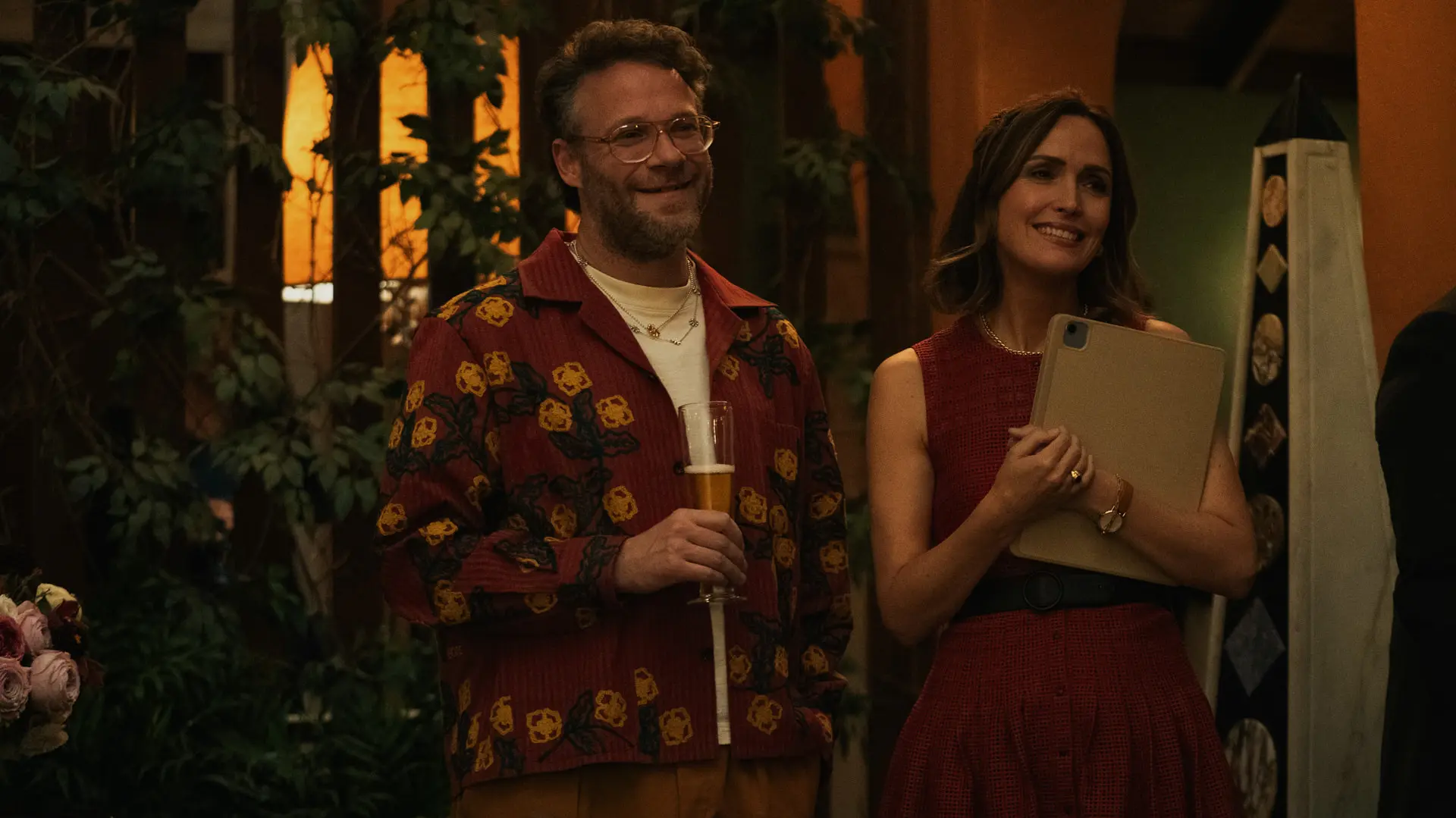 Seth Rogen and Rose Byrne in Platonic, now streaming on Apple TV+. 
