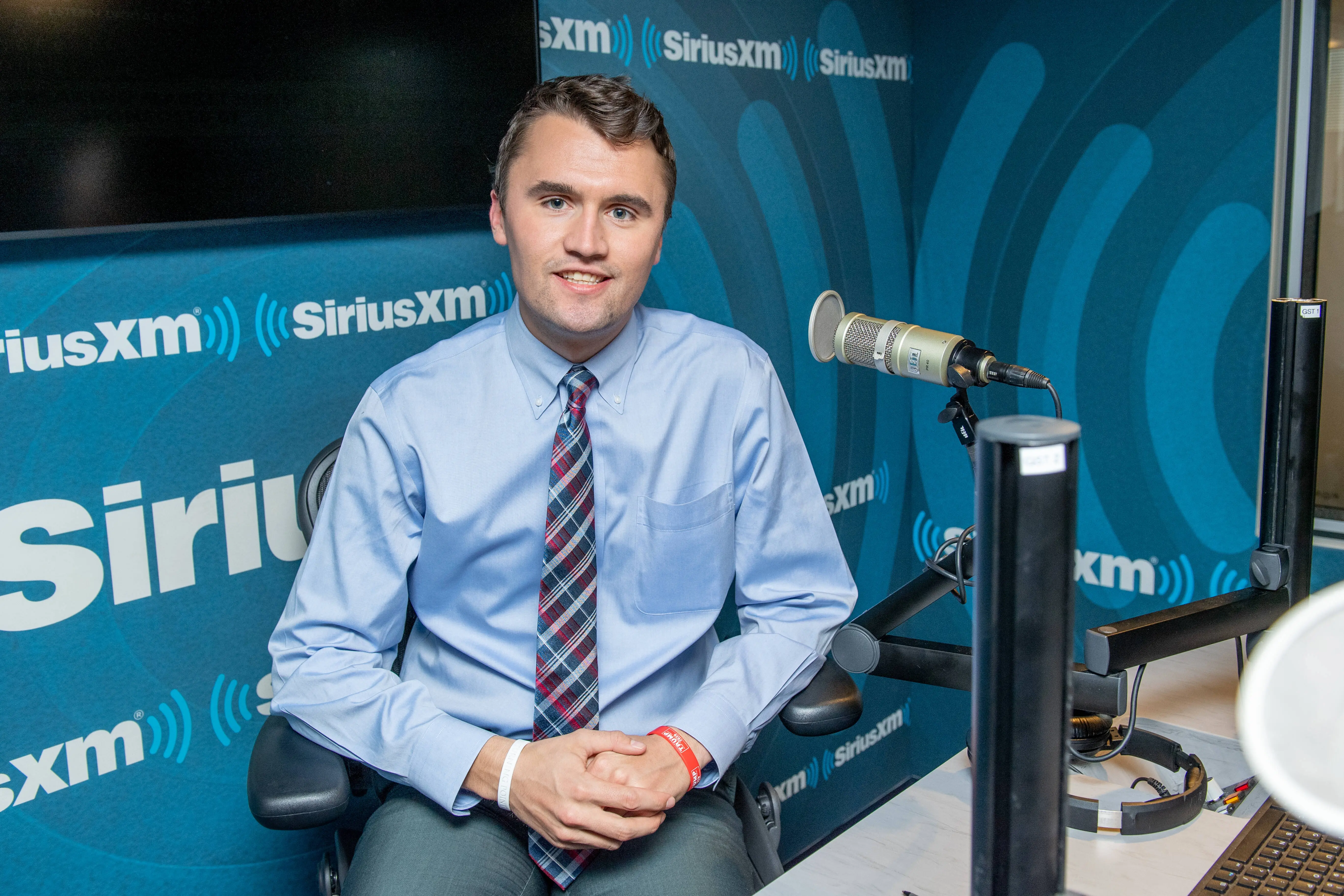 Jeramiah Dickey didn't pledge financial support to Charlie Kirk's kids (Image via Roy Rochlin/Getty Images)