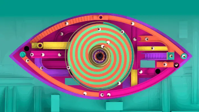 Big Brother UK eye logo. (Image via ITV)