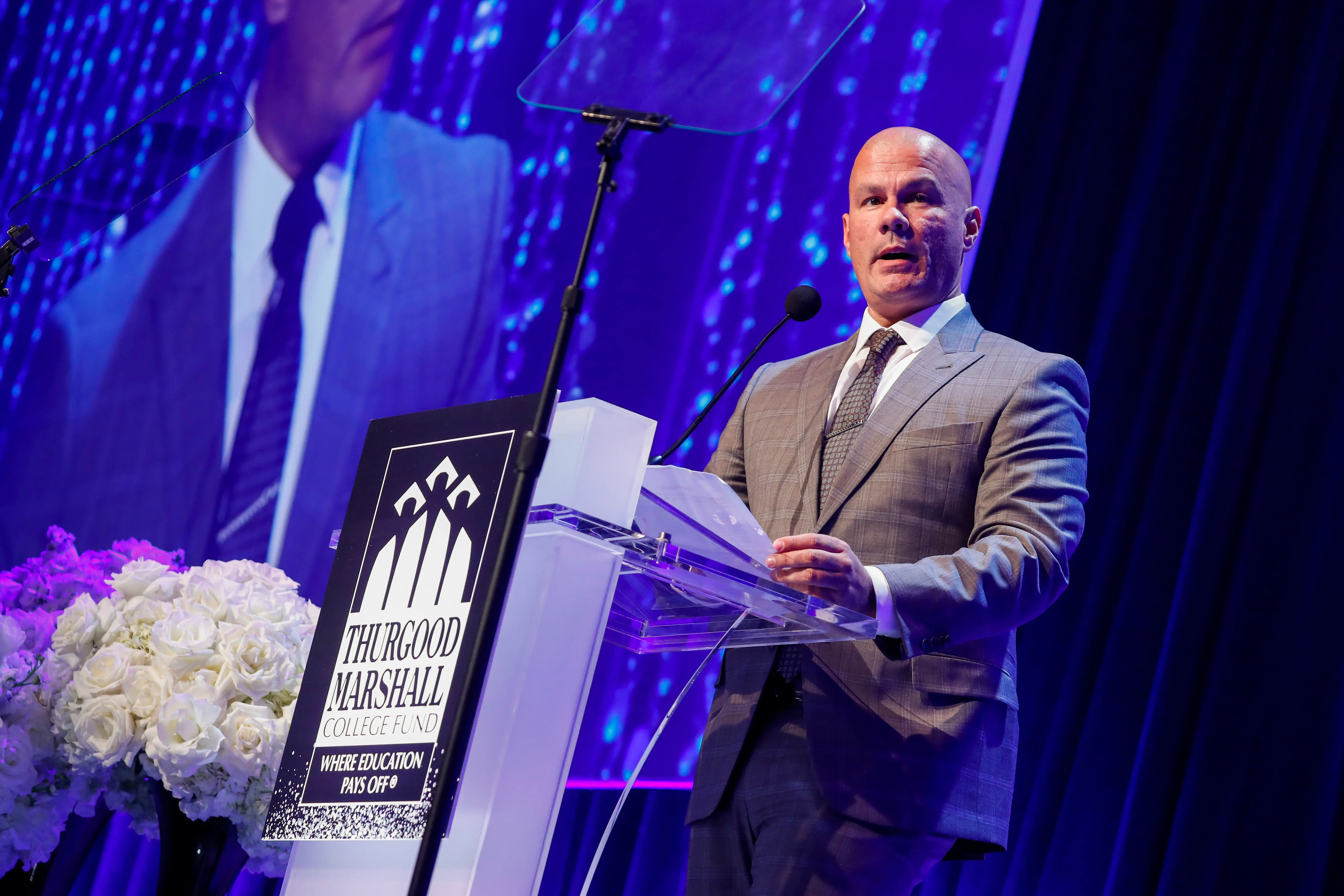 Officer Tommy Norman was arrested recently for alleged domestic battery with the third degree (Photo by Paul Morigi/Getty Images for Thurgood Marshall College Fund)