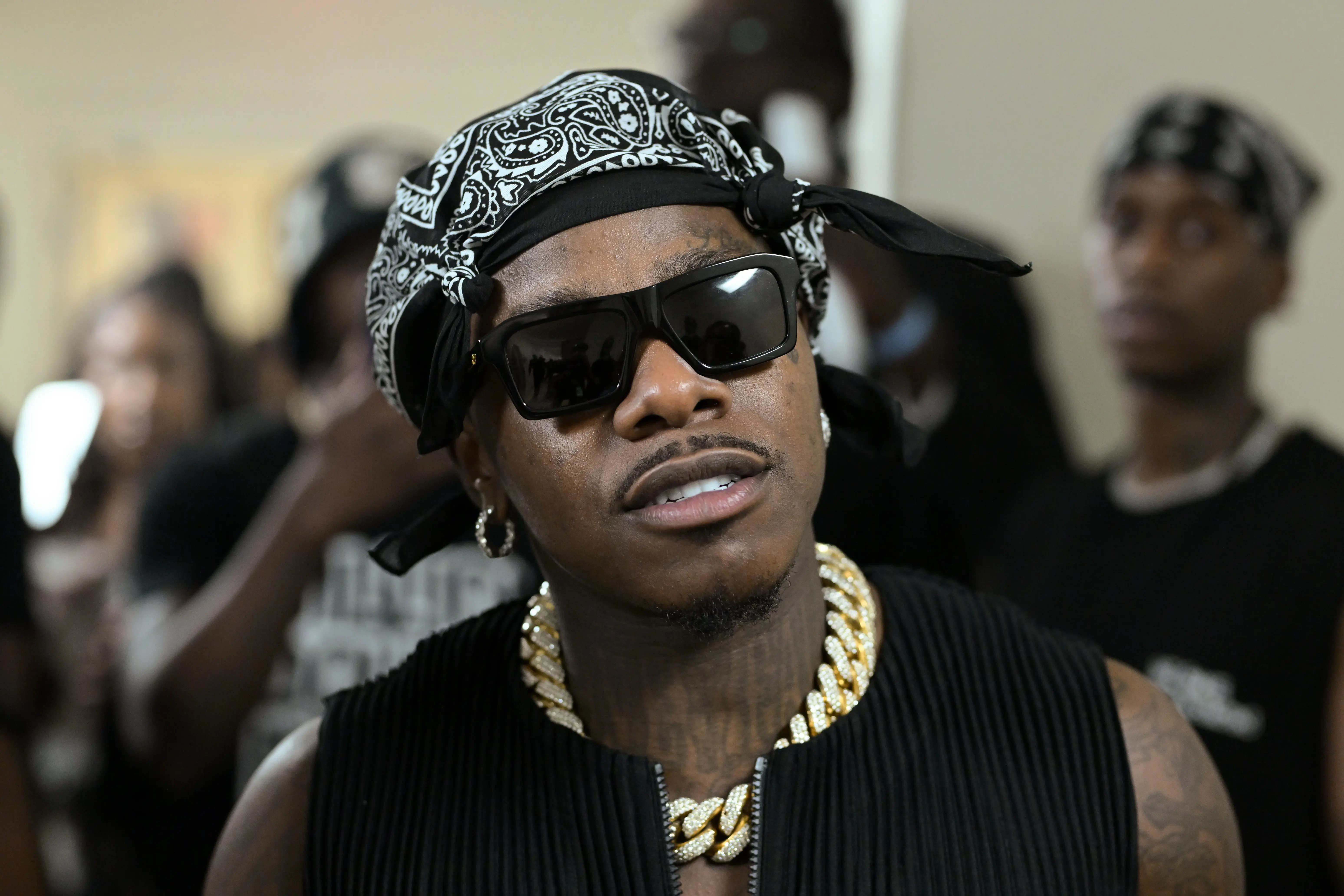  DaBaby sparks backlash over 'Save Me' music video dedicated to Iryna Zarutska. (Image by Marcus Ingram/Getty Images)