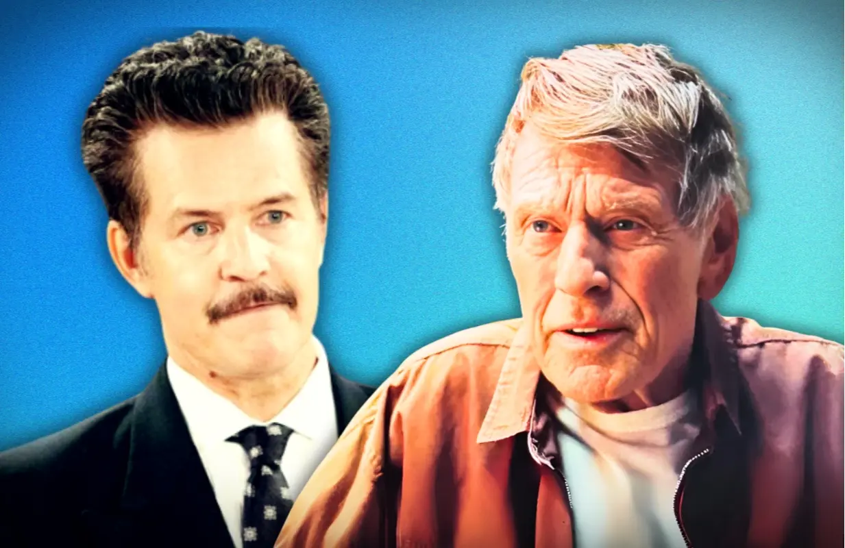 Ted King, on the left, paid homage to the late Robert Redford