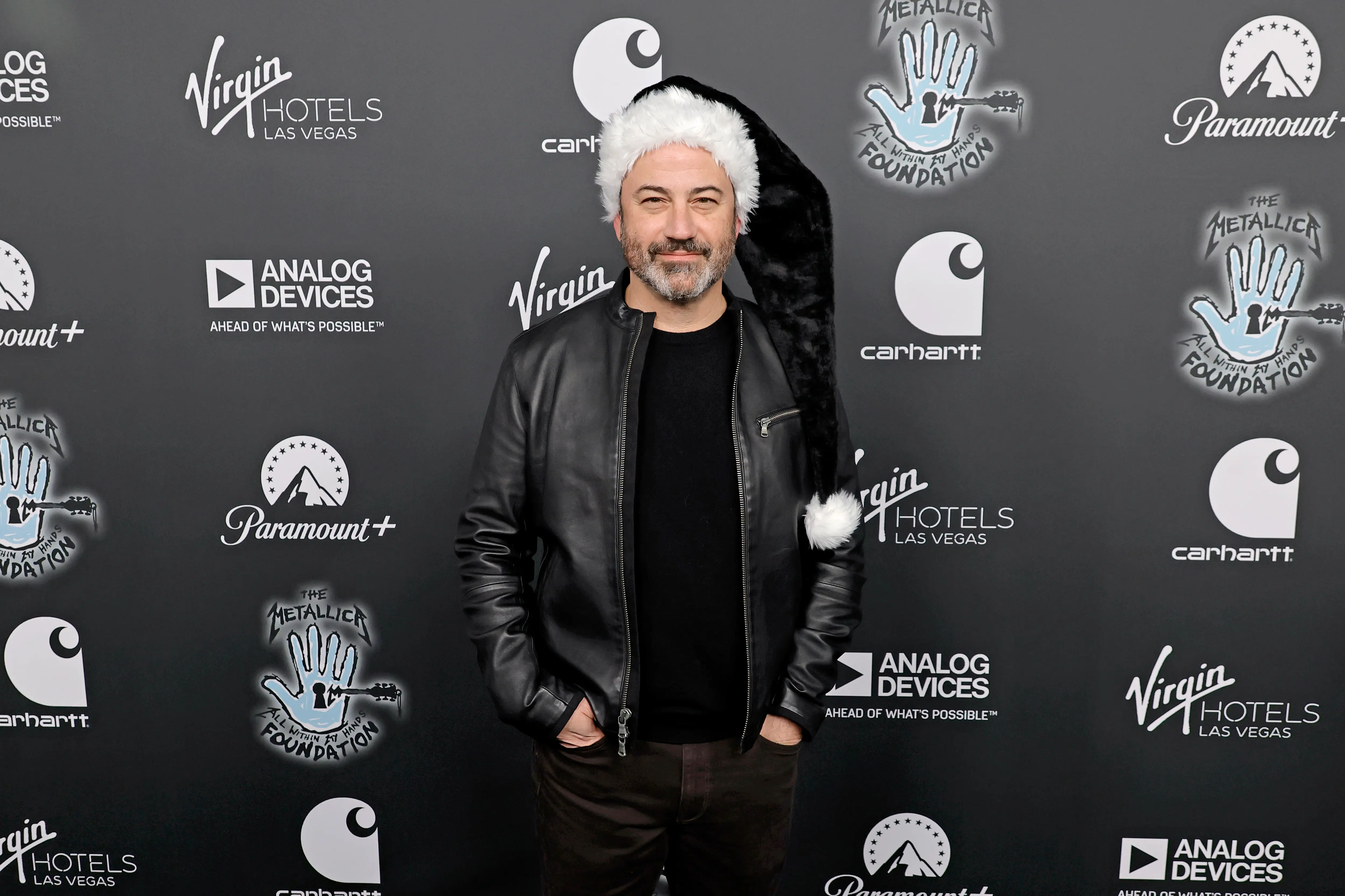 LOS ANGELES, CALIFORNIA - DECEMBER 16: Jimmy Kimmel attends Metallica Presents: "The Helping Hands Concert" at Microsoft Theater on December 16, 2022 in Los Angeles, California. (Photo by Kevin Winter/Getty Images)