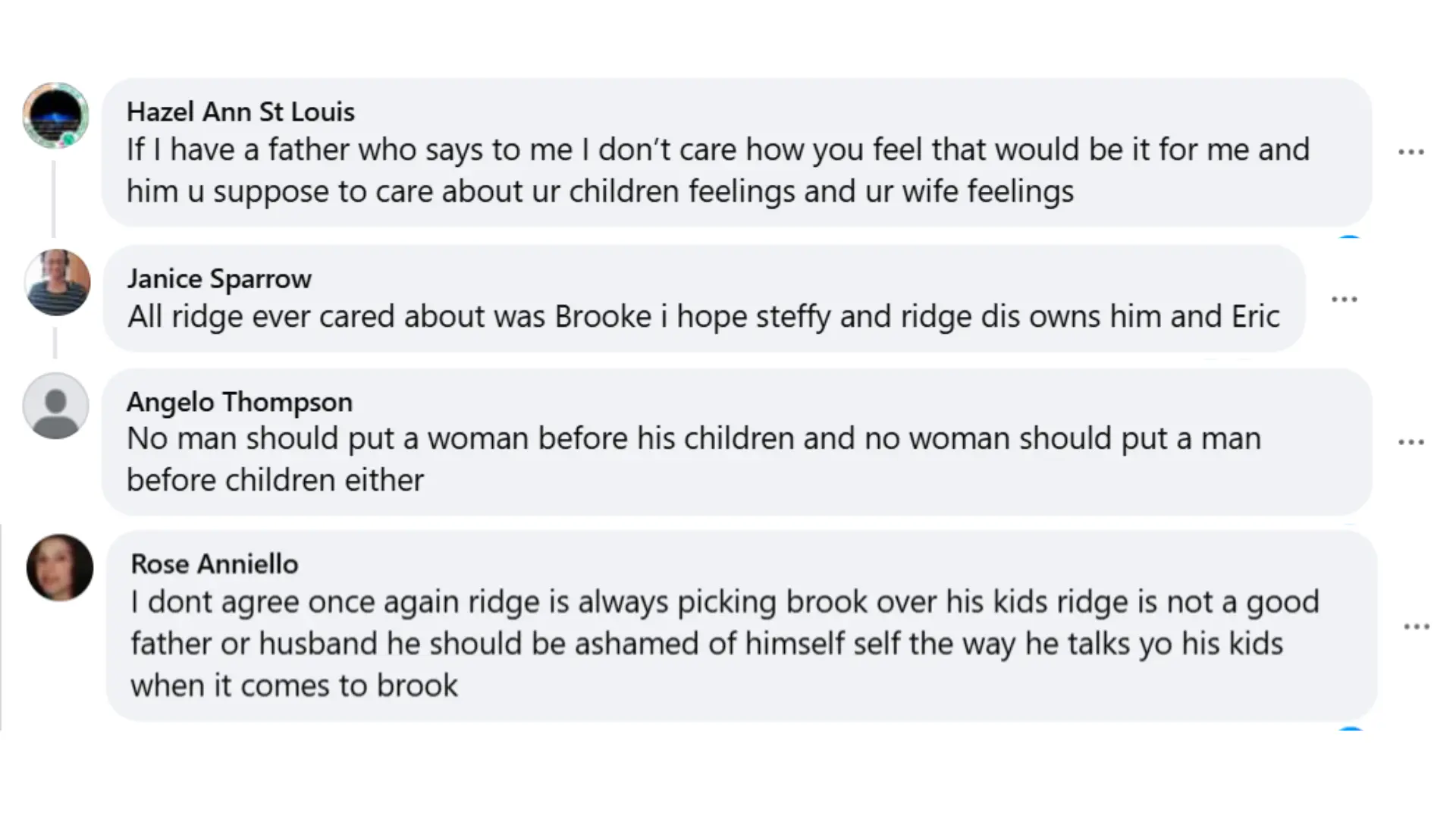 Some fans criticizing Ridge's stance
