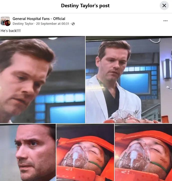 The original post (Image via Facebook/ @General Hospital Fans - Official)