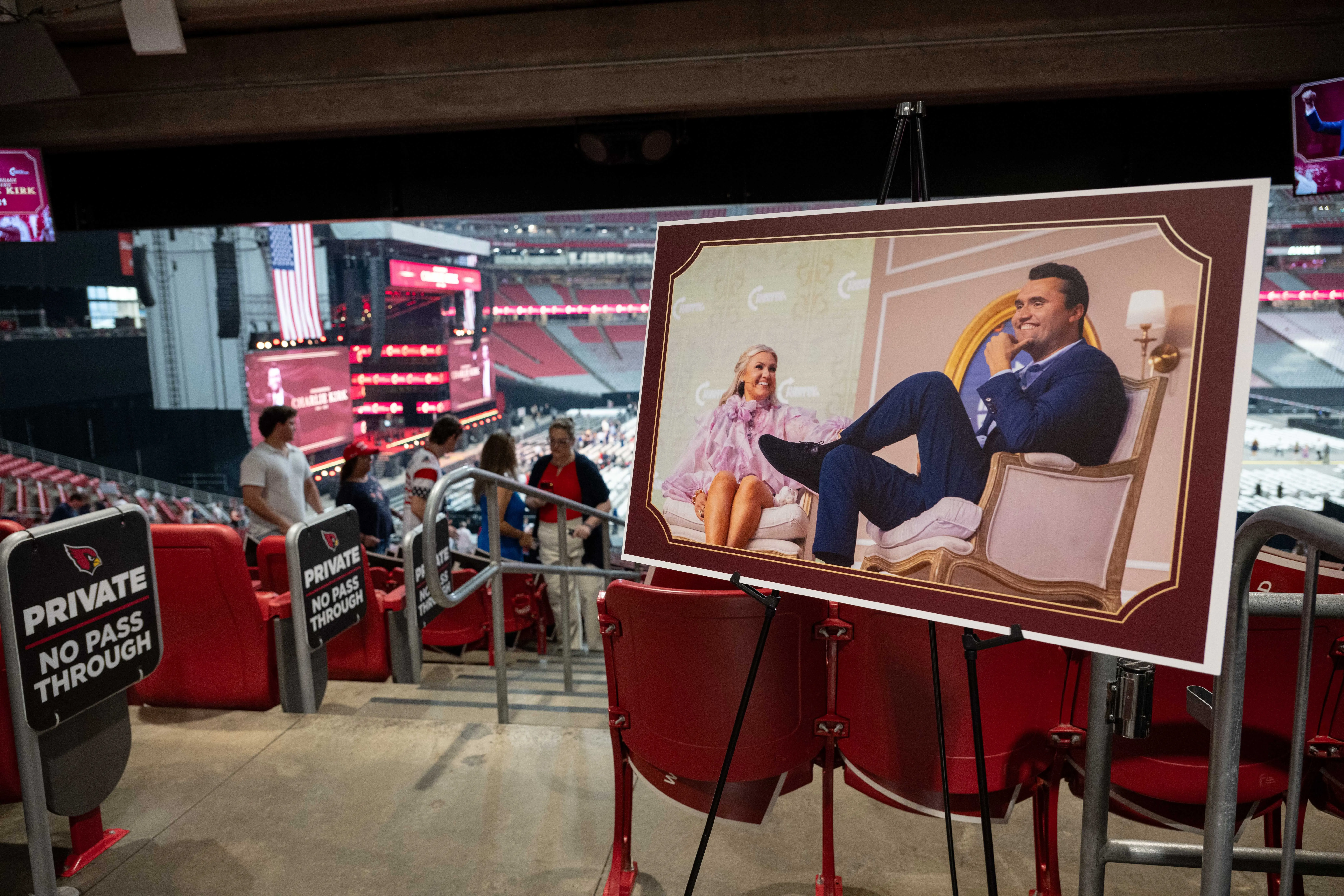 Charlie Kirk to posthumously receive an honorary degree from Hillsdale College (Image via Jon Putman/Anadolu via Getty Images)