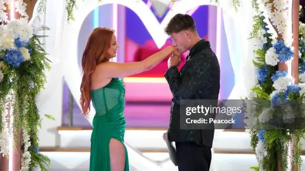 Love Island Games star Isaiah Campbell with his ex girlfriend Sydney Paight (Image via Getty)